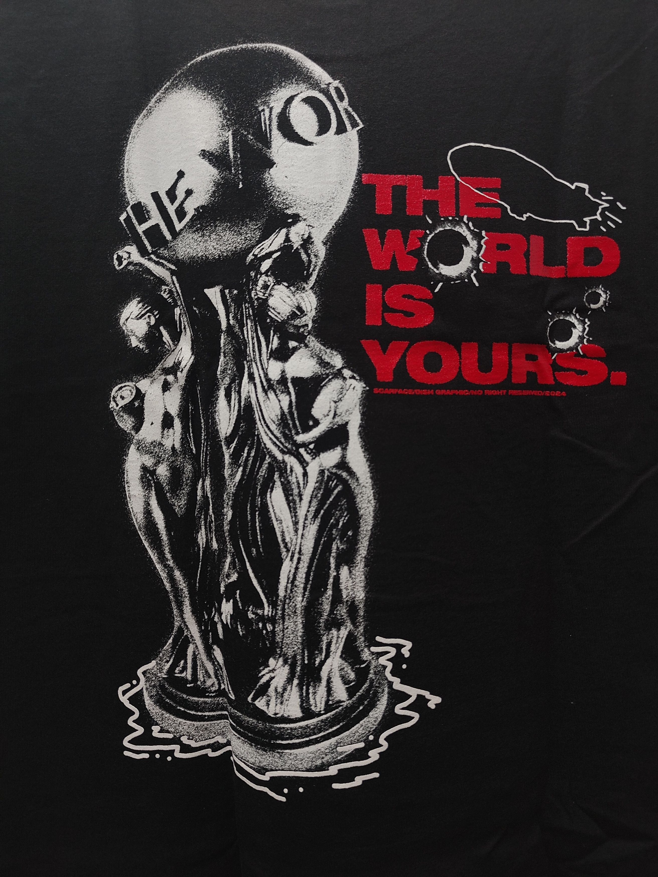 Other Scarface "The World Is Yours" T-shirt Size US XL / EU 56 / 4 - 8 Thumbnail