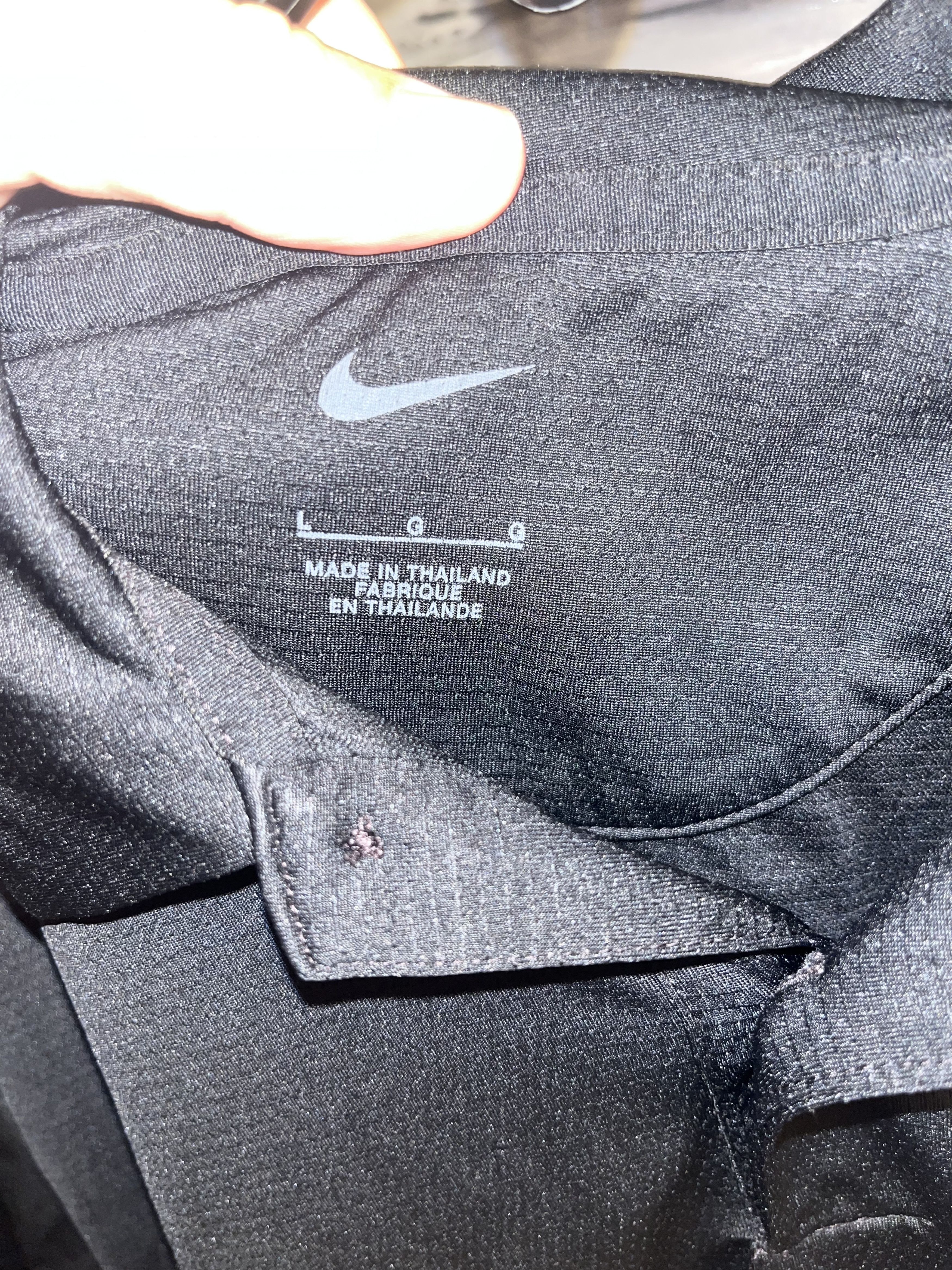 Nike Black Polo Size US L / EU 52-54 / 3 - 4 Thumbnail