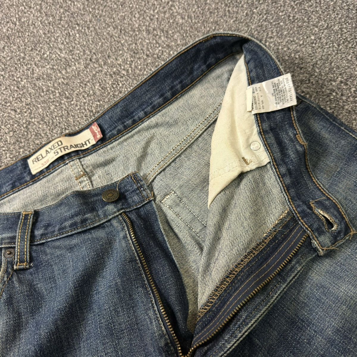 Engineered Garments × Levi's Vintage 90s Levis 559 Baggy Relaxed Straight Denim Jeans W34 Size US 34 / EU 50 - 13 Thumbnail