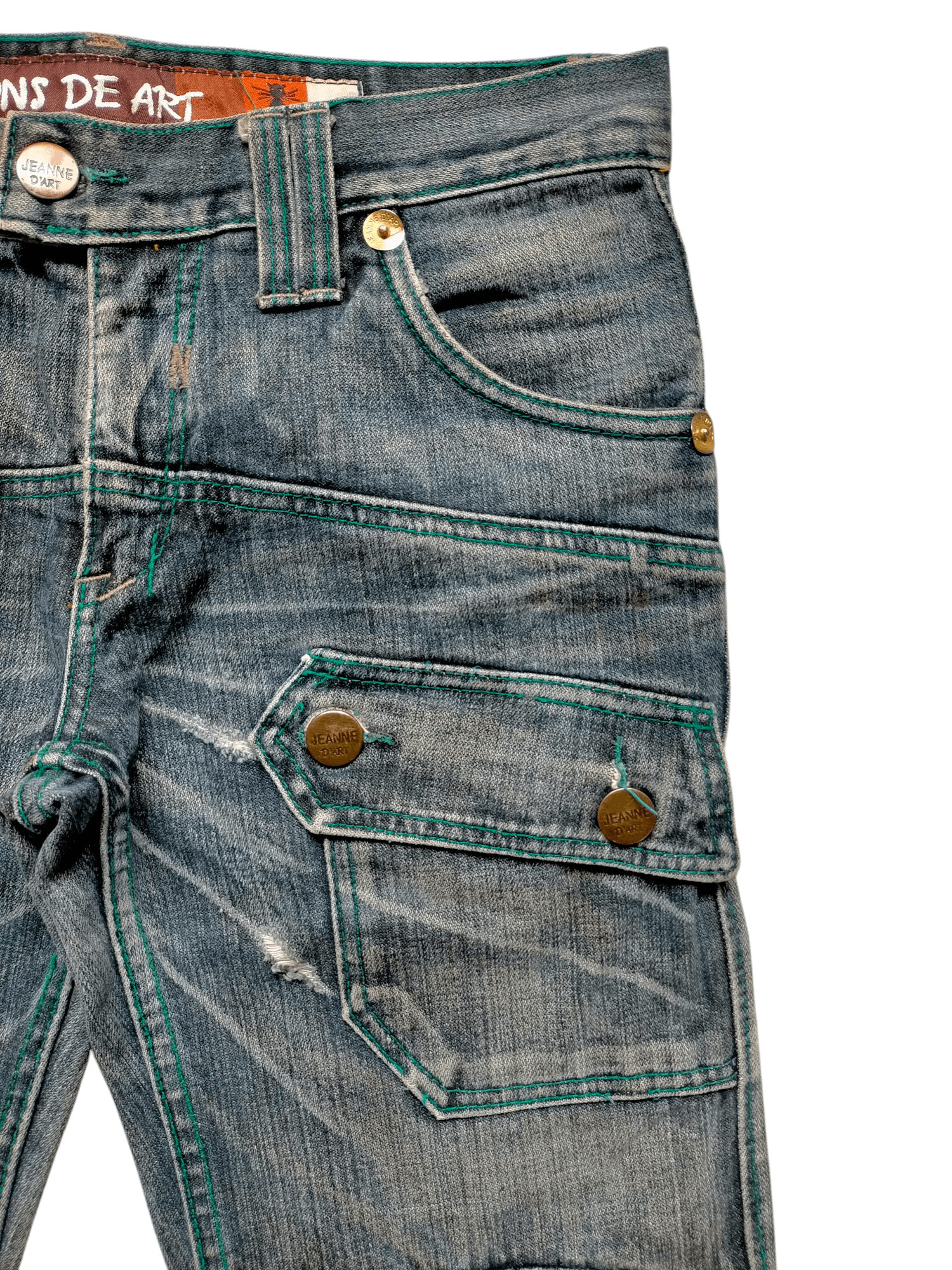 If Six Was Nine × Japanese Brand Flare Jeans De Art Bush Pants Boot Cut Denim Size US 32 / EU 48 - 5 Thumbnail