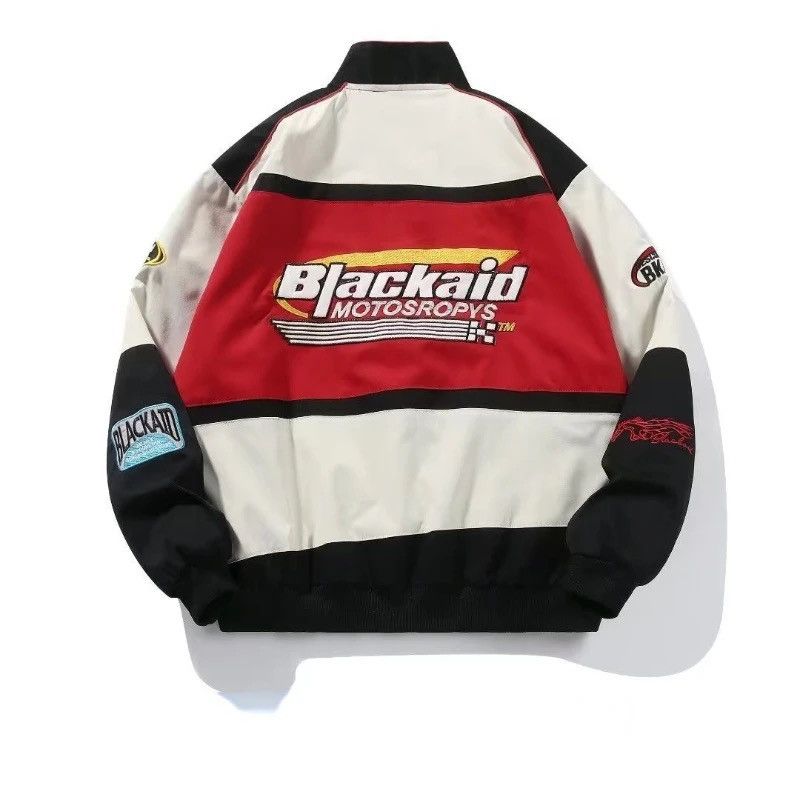 Designer × Vintage American retro hip hop Y2K baseball street racing jacket Size US XL / EU 56 / 4 - 2 Thumbnail