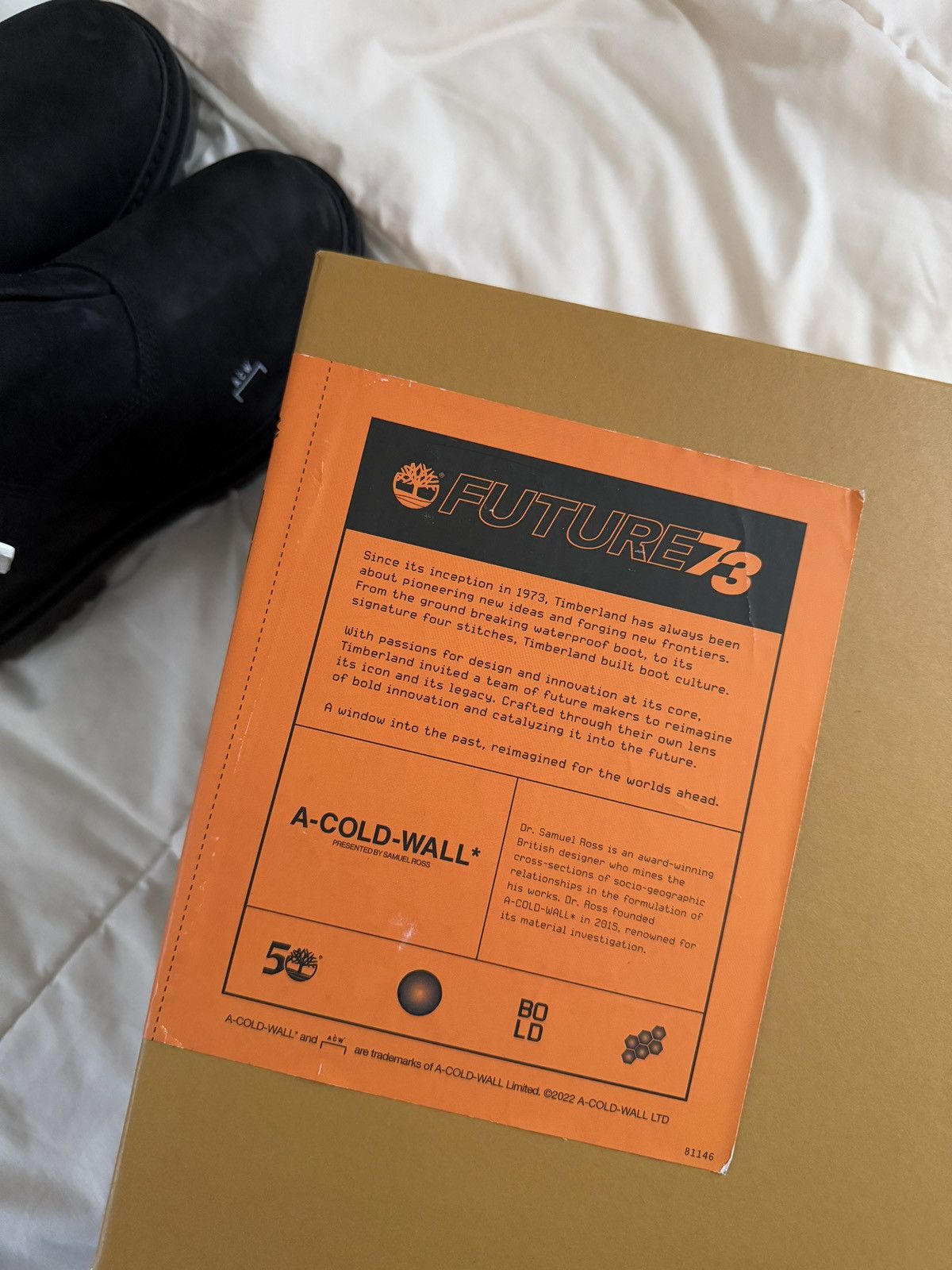 A-COLD-WALL* × Timberland Timberland X A Cold Wall Future 73 Leather 6 inch Boots Size US 6 / IT 36 - 8 Thumbnail