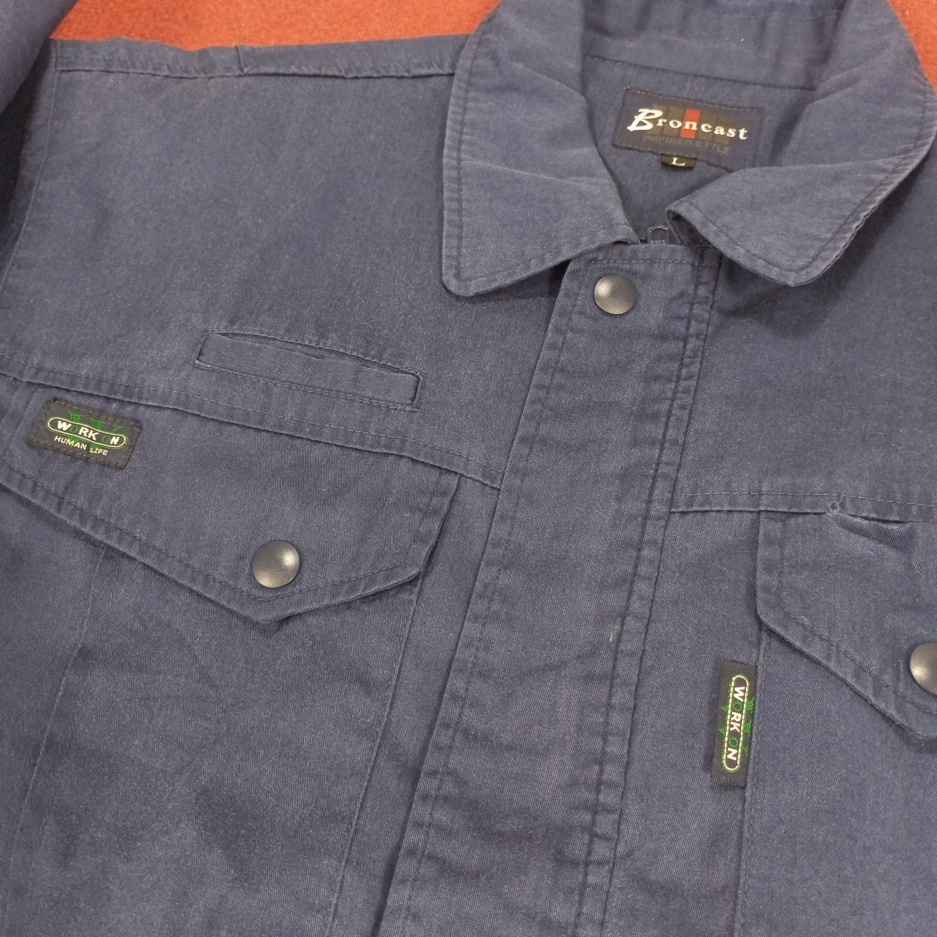 Japanese Brand × Vintage Toshiba Japanese Brand Workwear Style Jacket Size US L / EU 52-54 / 3 - 6 Thumbnail