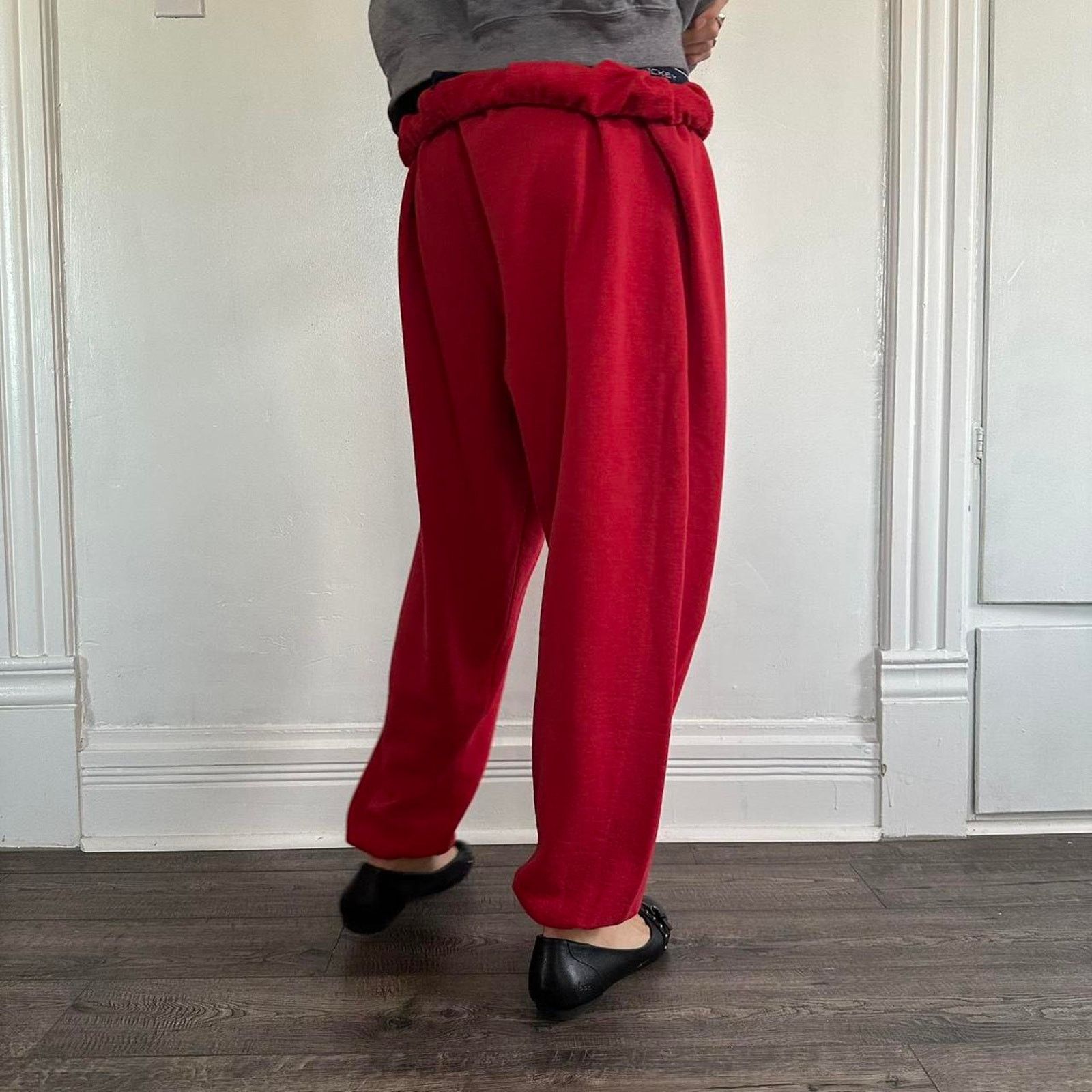Vintage Vintage 80s Cotton Red Monterey California Sporty Sweatpants Size US 34 / EU 50 - 8 Thumbnail