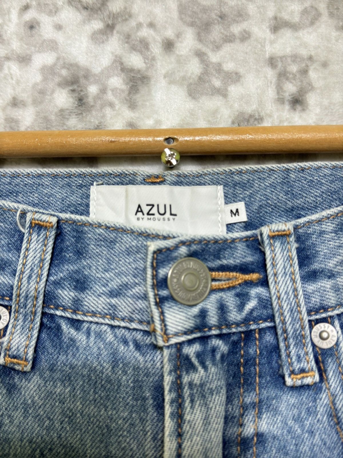 Hysteric Glamour Y2k AZUL Reworked Reconstructed Loose Denim Size US 27 - 7 Thumbnail