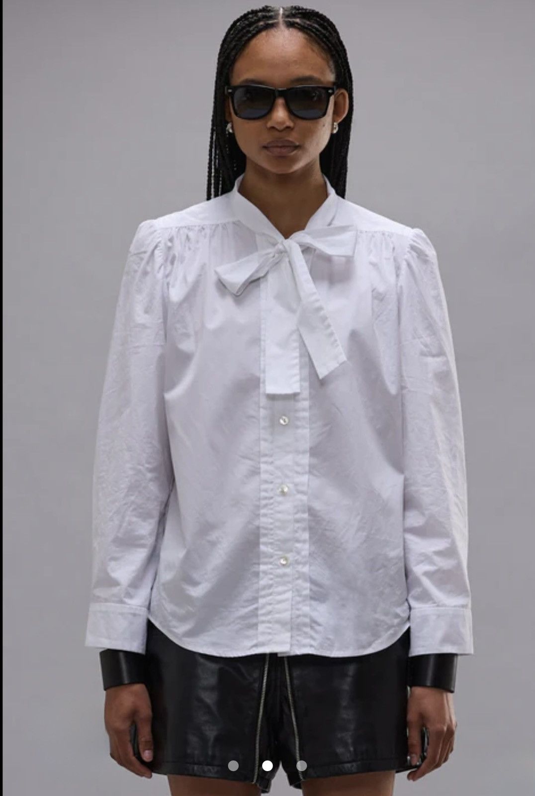 R13 R13 NICK TIE SHIRT / WHITE / XS / RRP.845€ Size XS / US 0-2 / IT 36-38 - 2 Thumbnail