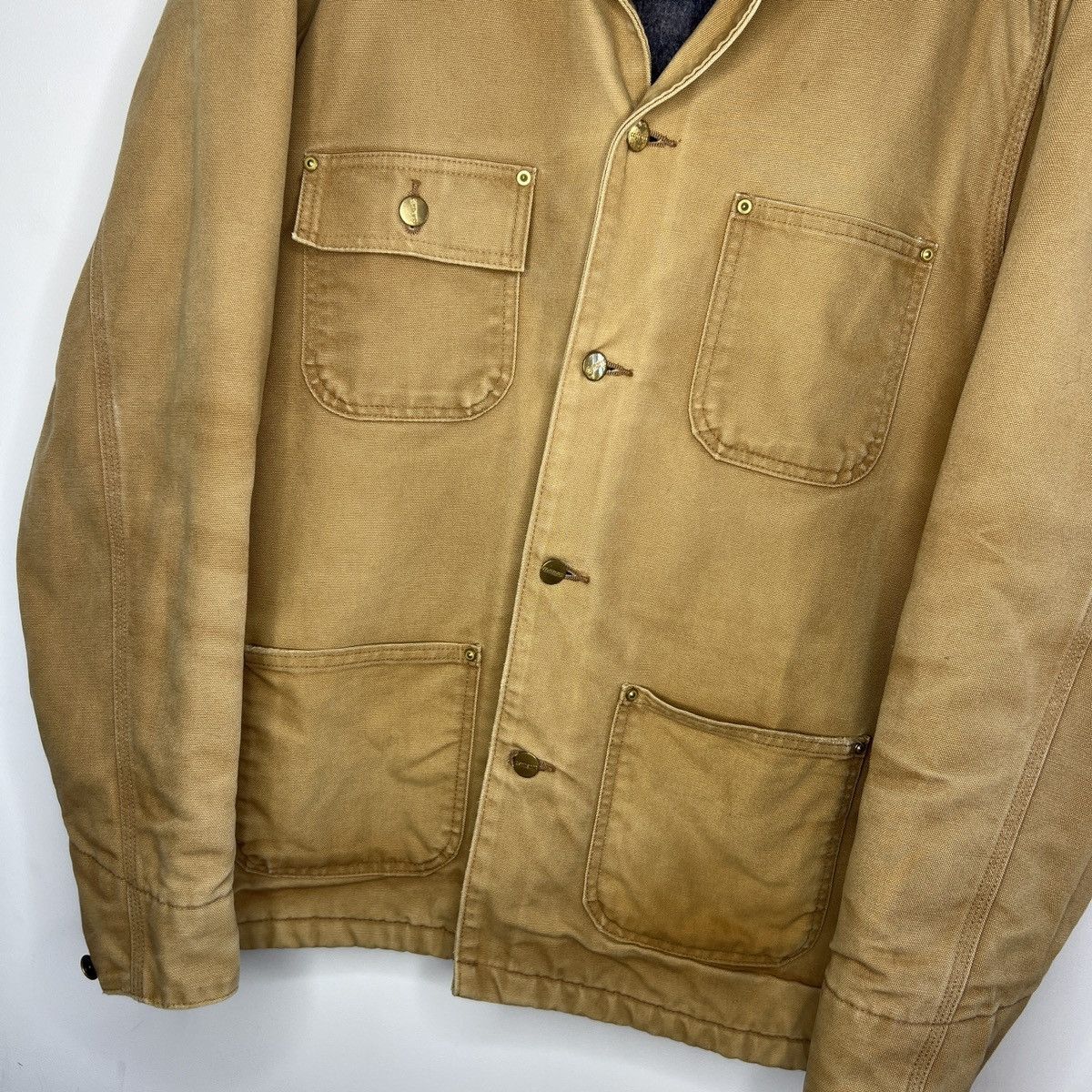 Carhartt × Vintage Vintage Carhartt Detroit Jacket Brown Work Wear Y2K 90s Size US M / EU 48-50 / 2 - 6 Thumbnail