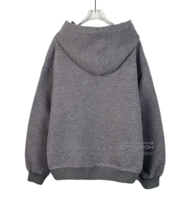 Louis Vuitton Louis Vuitton Gray Wool Hoodie for Men . Size US S / EU 44-46 / 1 - 2 Thumbnail