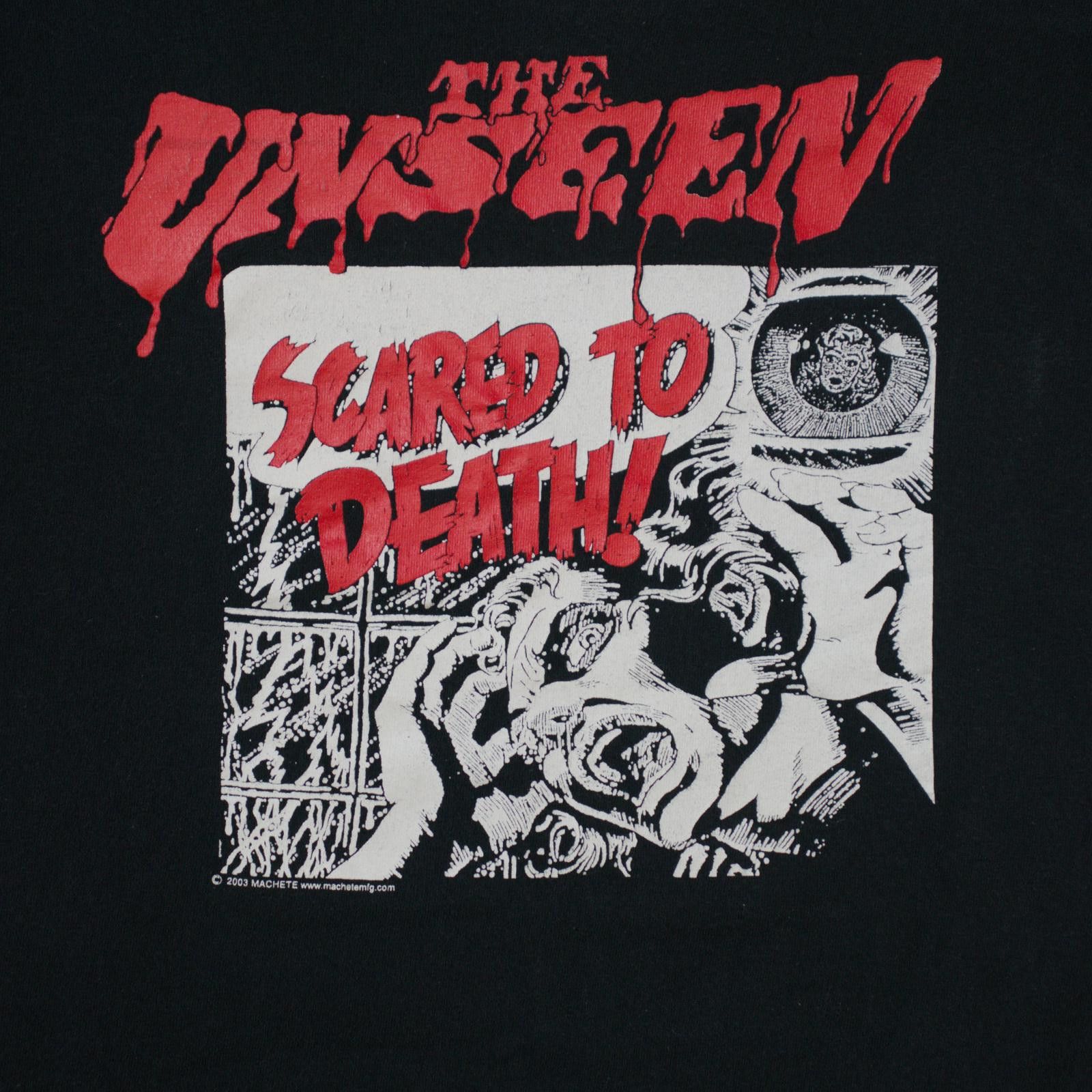 2003 The Unseen Scared To Death Tee