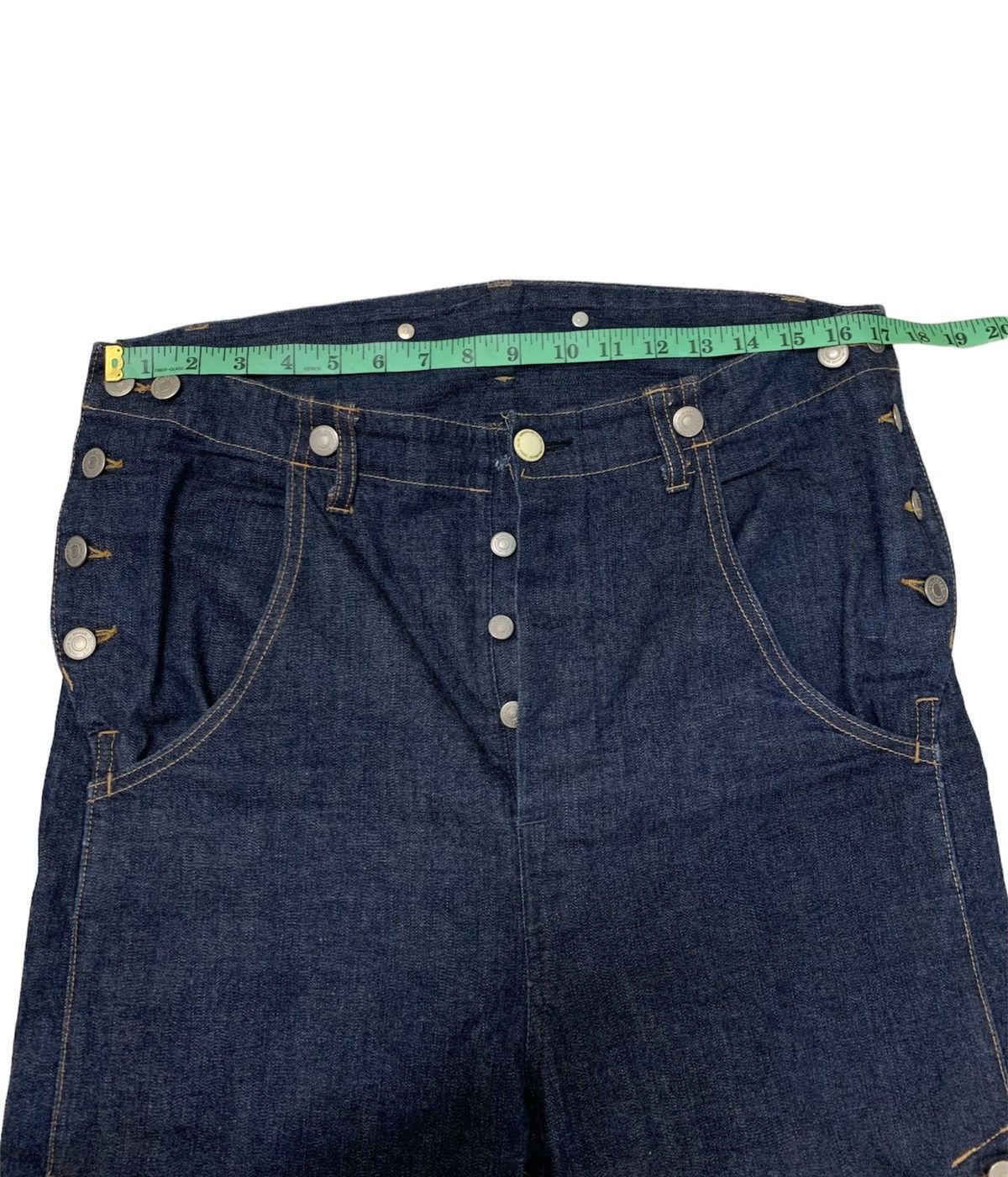 CABANE de ZUCCa Issey miyake zucca side button selvedge denim Size US 34 / EU 50 - 5 Thumbnail