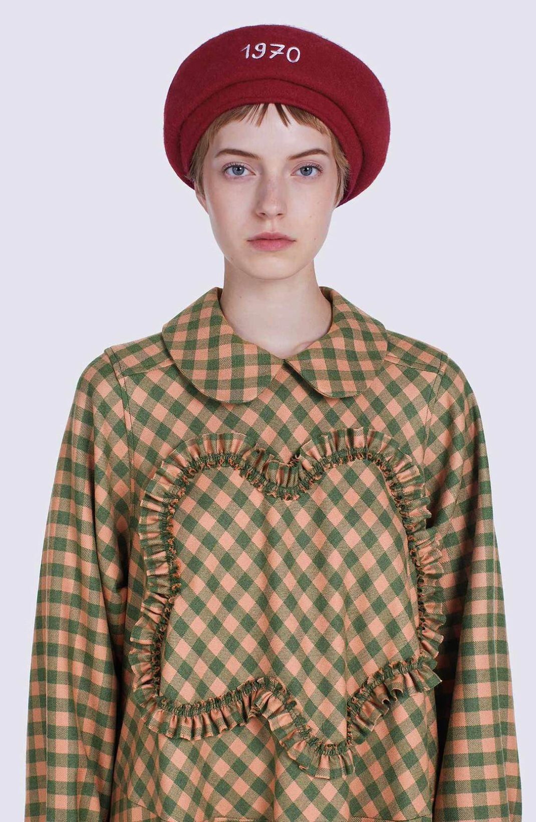 Kenzo o1y1025 Mini Dress in Antique Rose/Green Size S / US 4 / IT 40 - 3 Thumbnail