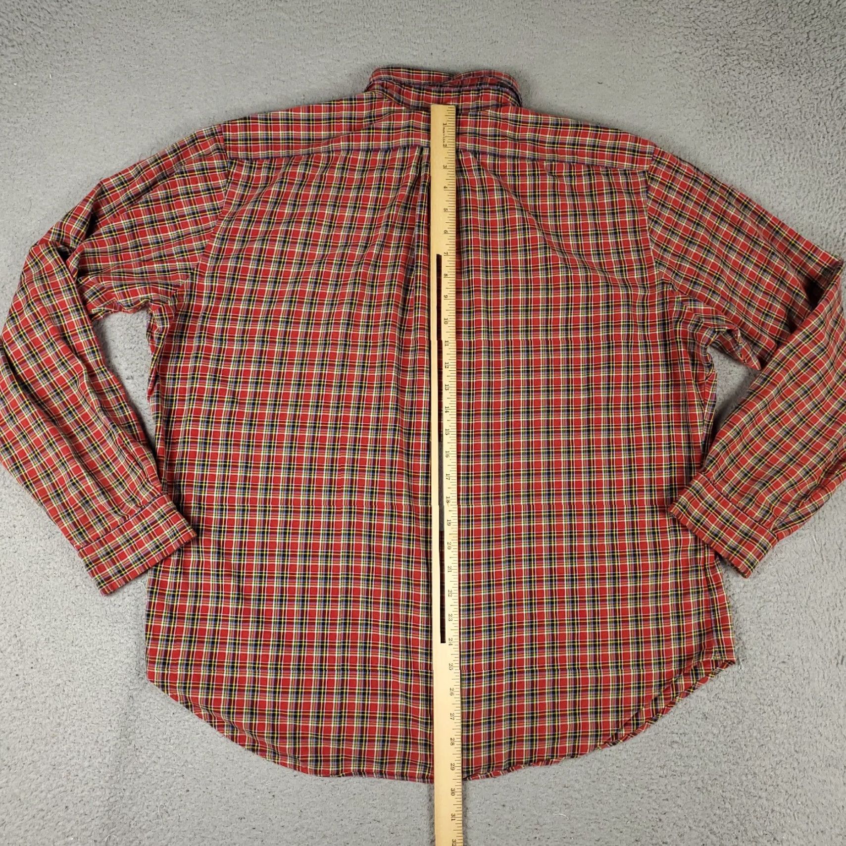 Ralph Lauren Ralph Lauren Shirt Mens XL Red Plaid Button-Up Long Sleeve Classic Pineapple Pony Outdoors Casual Dress Shirt Mens XL Red Plaid Button-Up Long Sleeve Size US XL / EU 56 / 4 - 6 Thumbnail