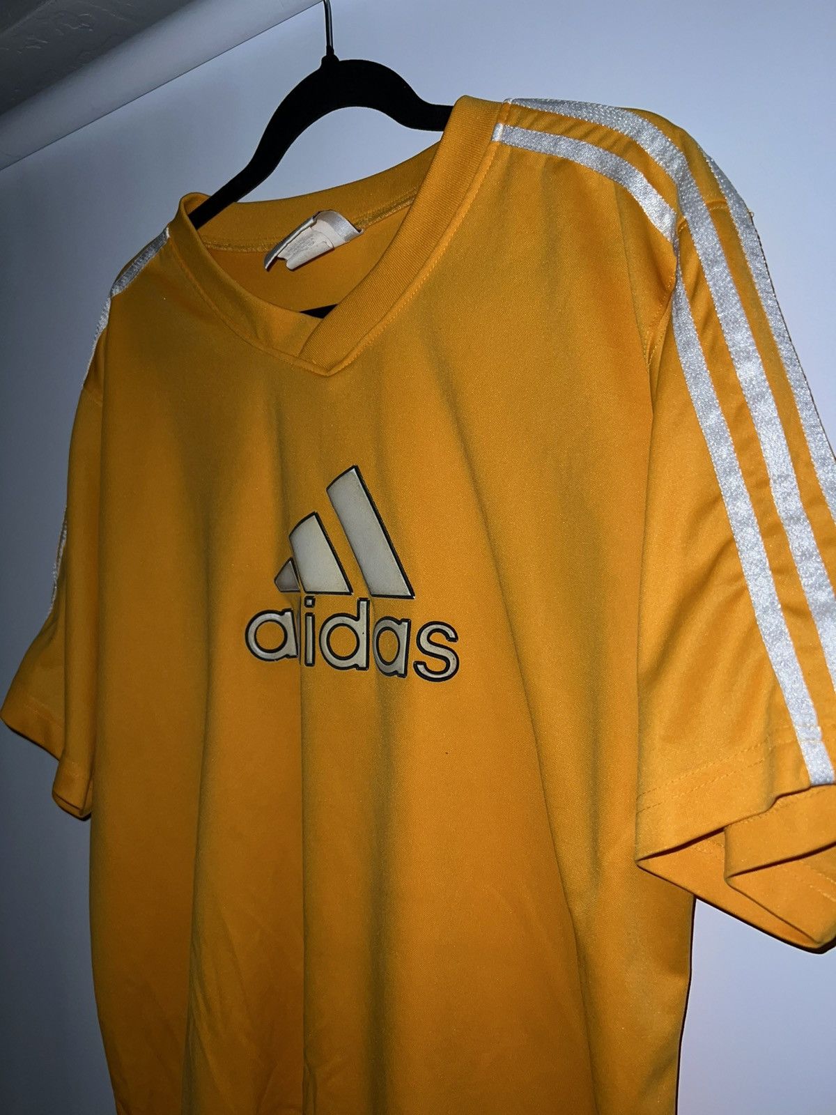 Adidas × Vintage Vintage Adidas Soccer Style Shirt Size US L / EU 52-54 / 3 - 5 Thumbnail