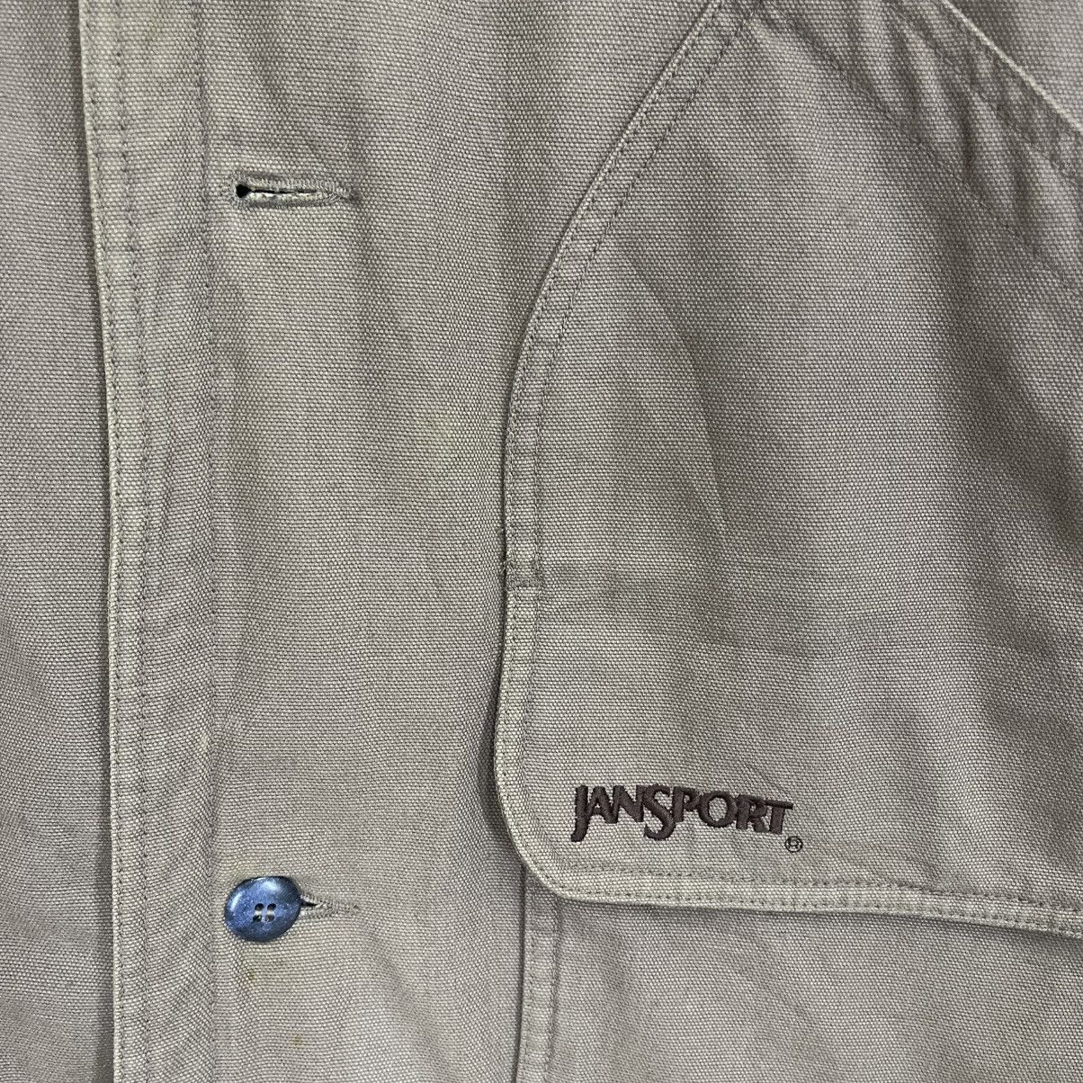 Jansport Vintage 90s Jansports Duck Canvas Button Jacket Size XL Size US XL / EU 56 / 4 - 7 Thumbnail