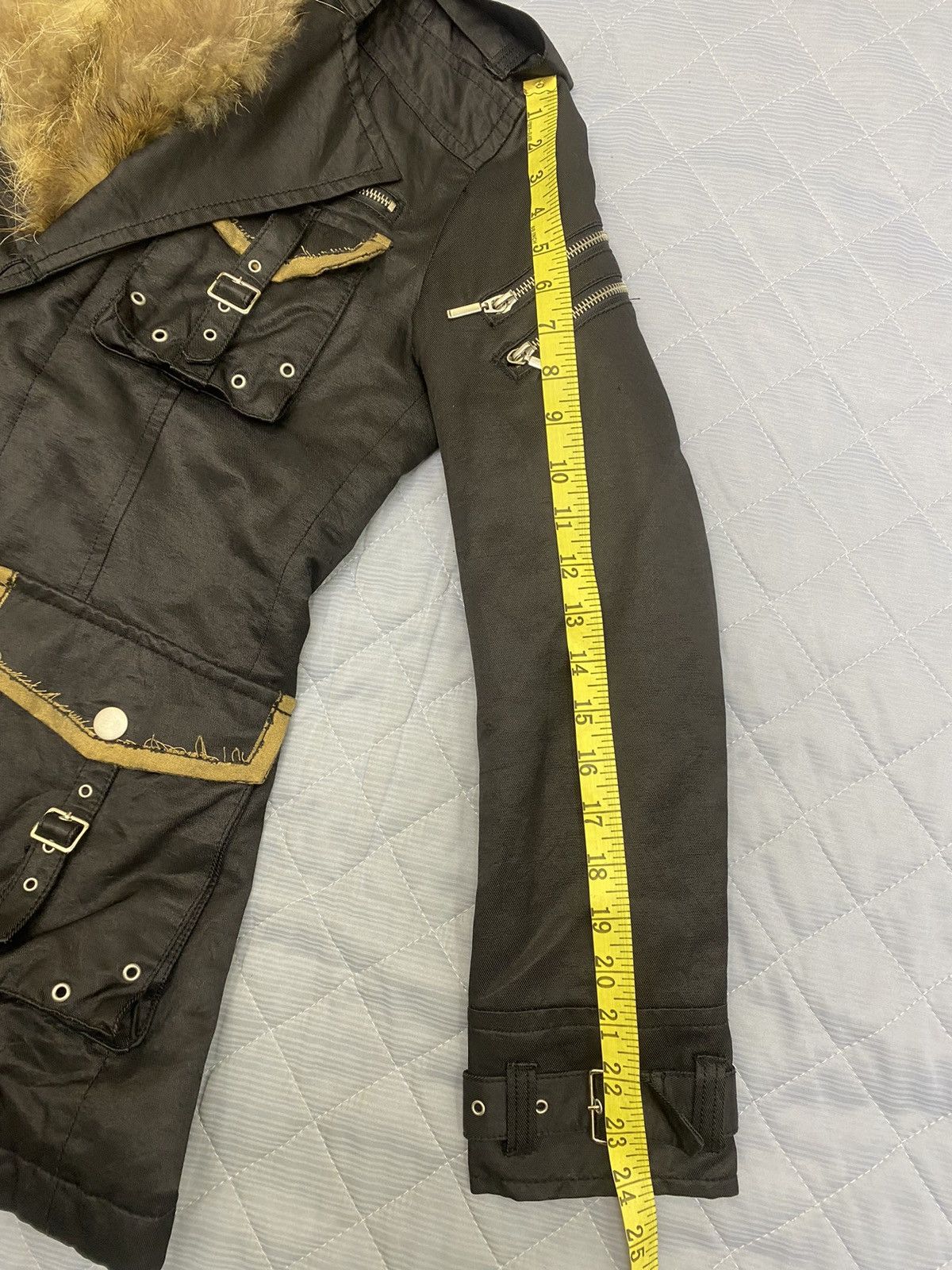 Seditionaries × Tornado Mart (P) ARCHIVE💥TORNADO MART BONDAGE WAXED FUR JACKET Size M / US 6-8 / IT 42-44 - 20 Thumbnail