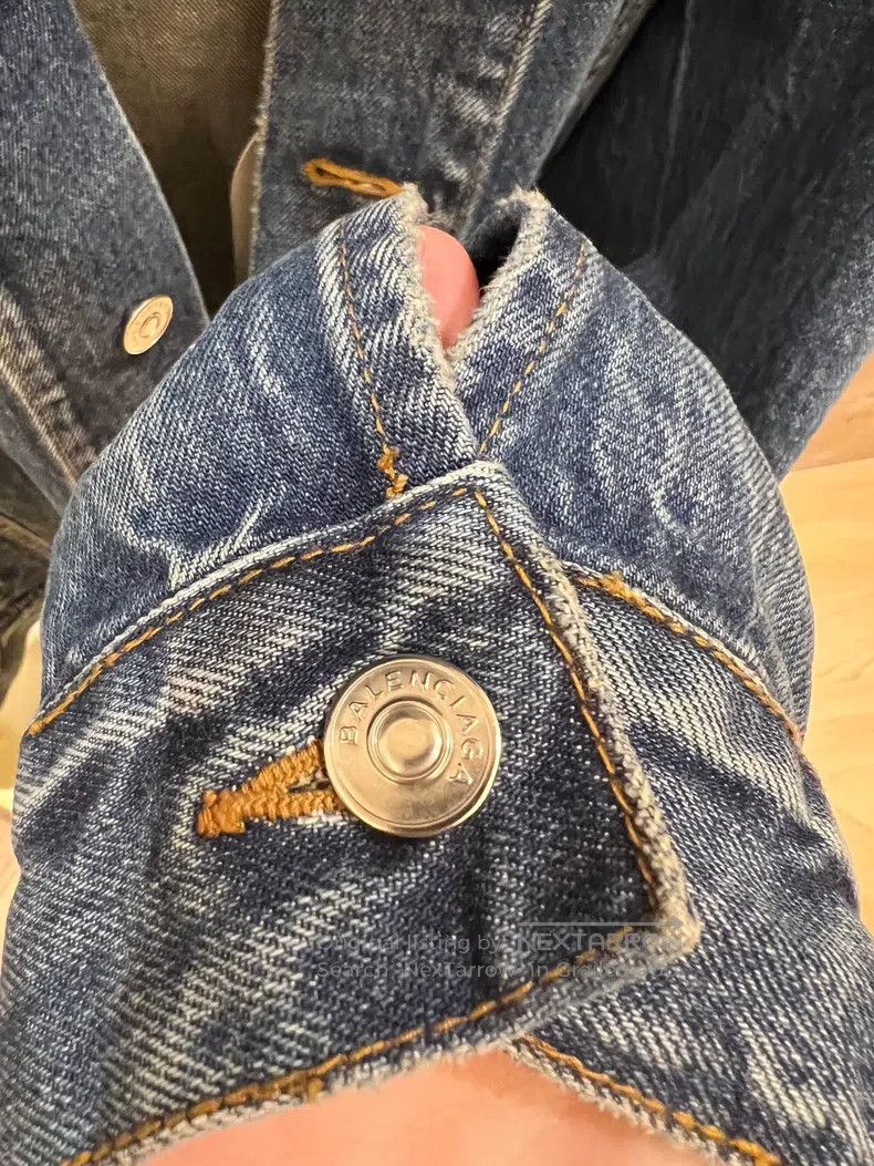 Balenciaga Balenciaga Patchwork Denim Jacket Size US S / EU 44-46 / 1 - 4 Thumbnail