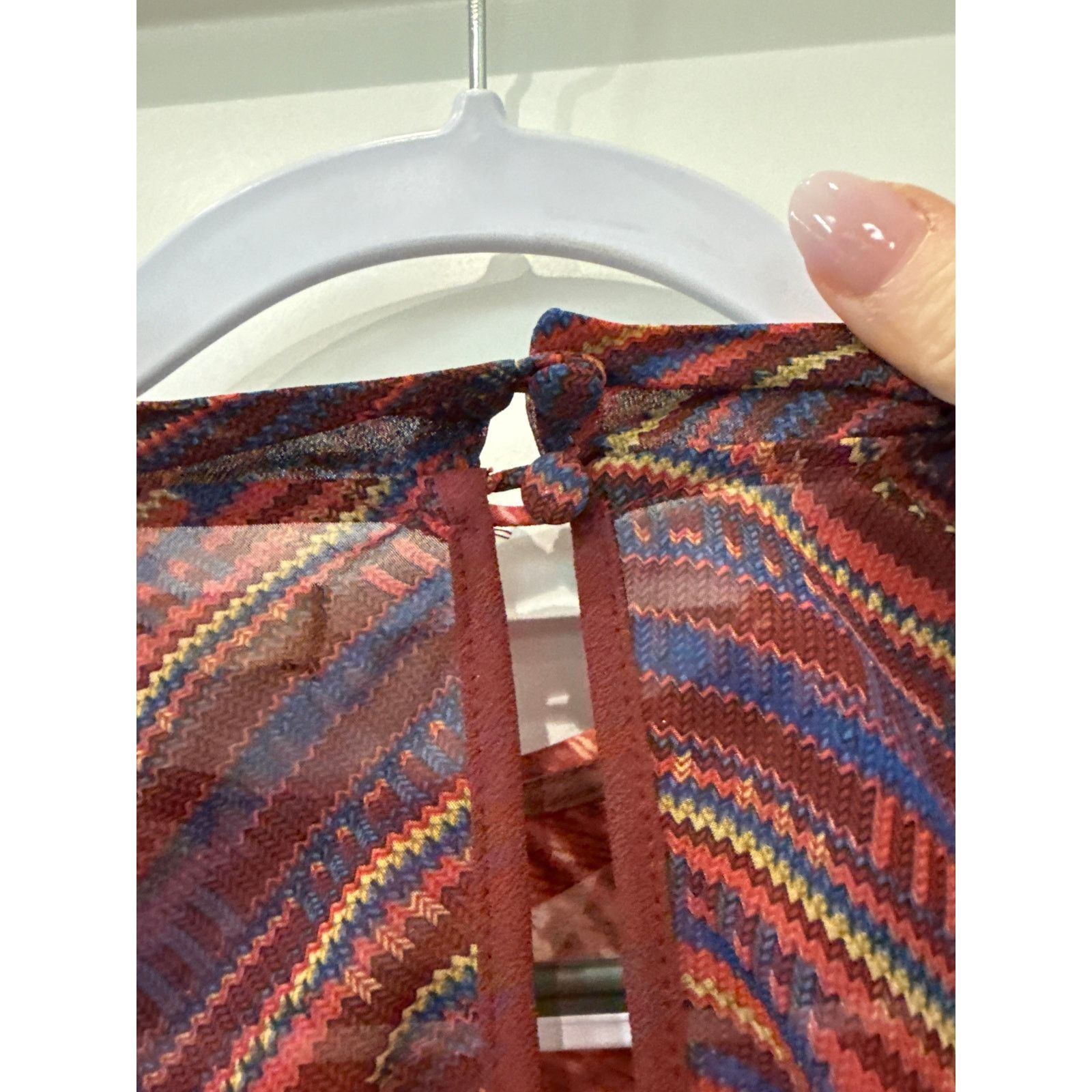 Anthropologie Anthropologie Hazel Drape Back Mock Neck Abstract Dress, M Size M / US 6-8 / IT 42-44 - 6 Thumbnail