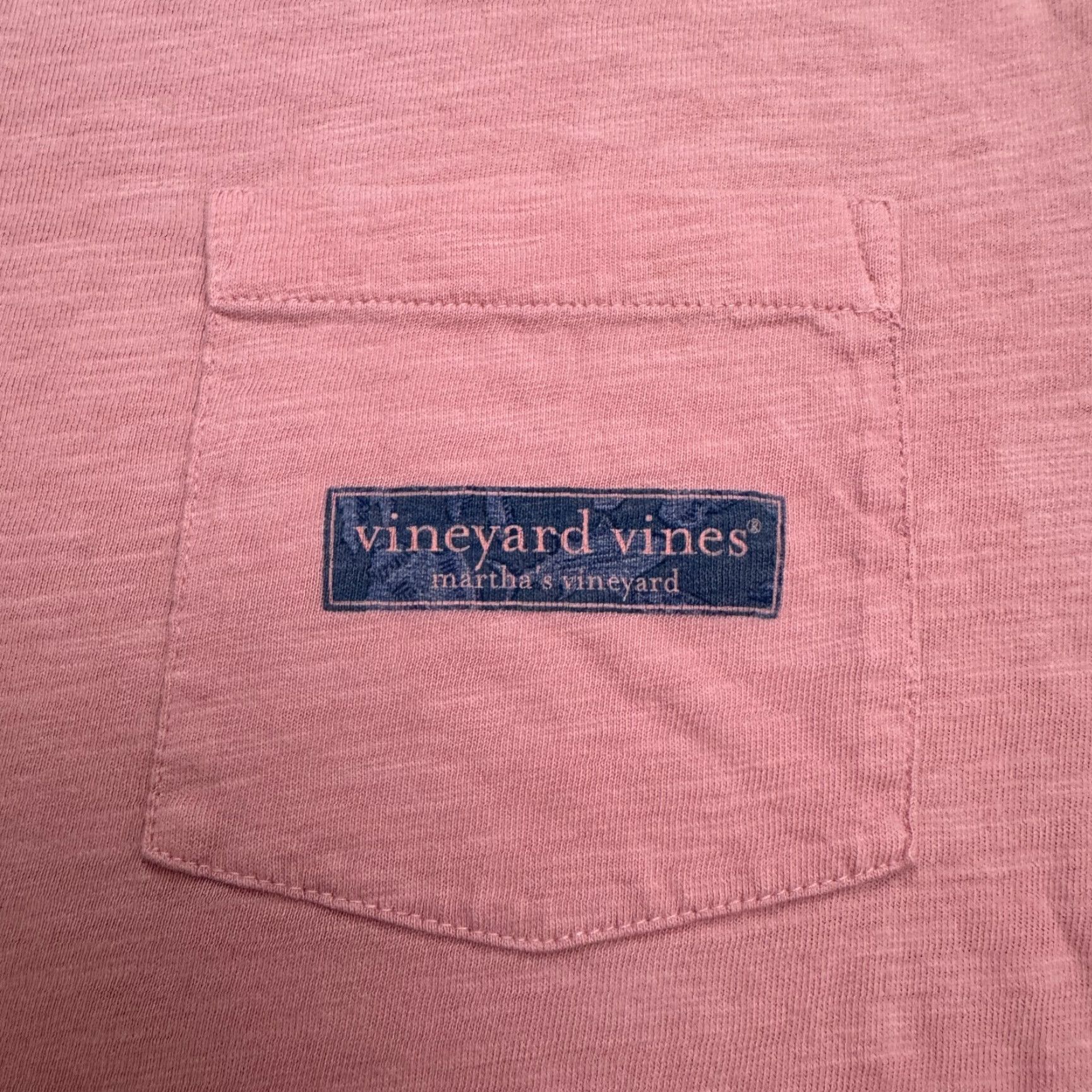 Vineyard Vines VINEYARD VINES Graphic T-Shirt Mens Small Pink Short Sleeve Pocket Tee Classic Outdoor Size US S / EU 44-46 / 1 - 4 Thumbnail