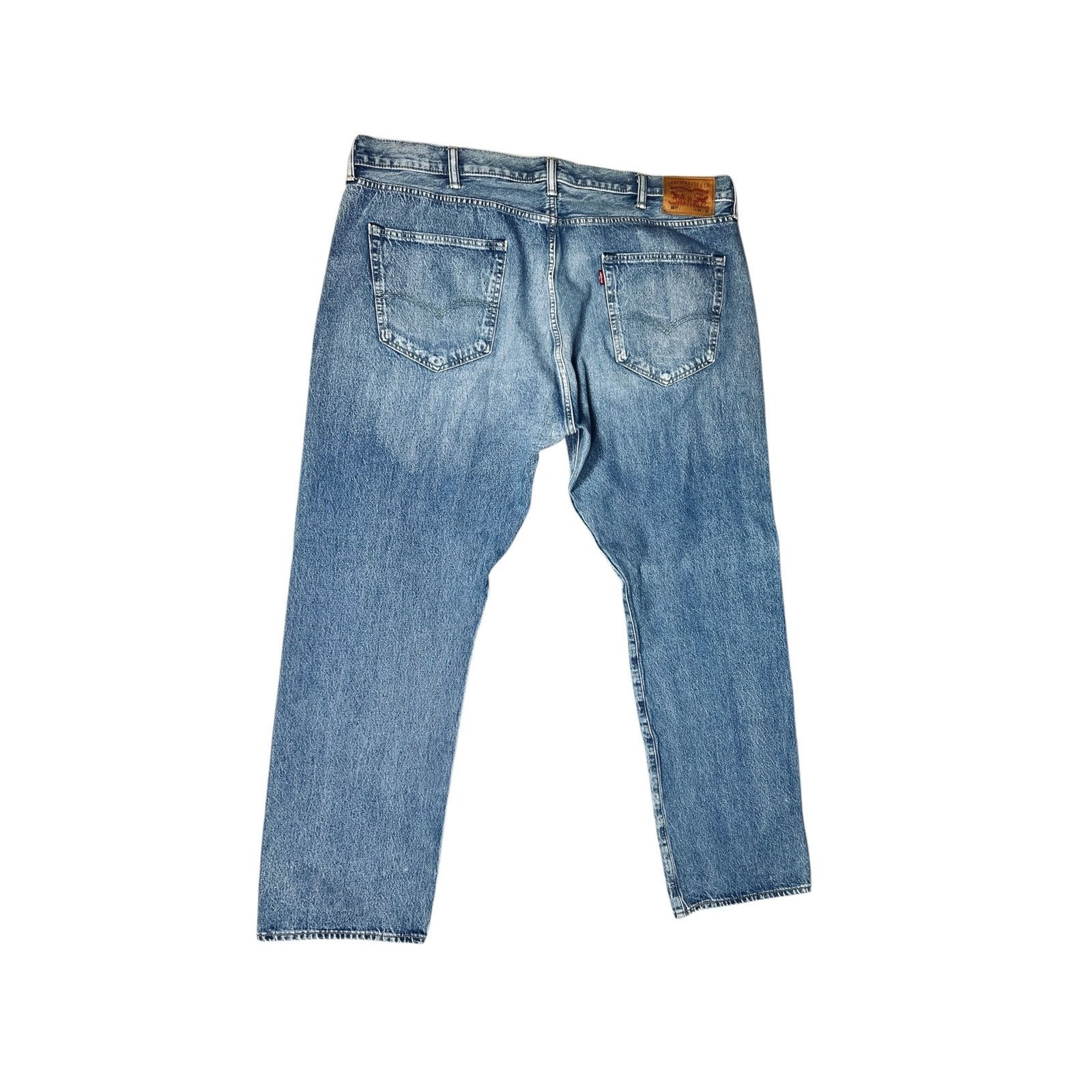 Levi's Levi’s 501 Original Straight Jeans 44x32 Medium Wash Denim Size US 44 / EU 60 - 3 Thumbnail