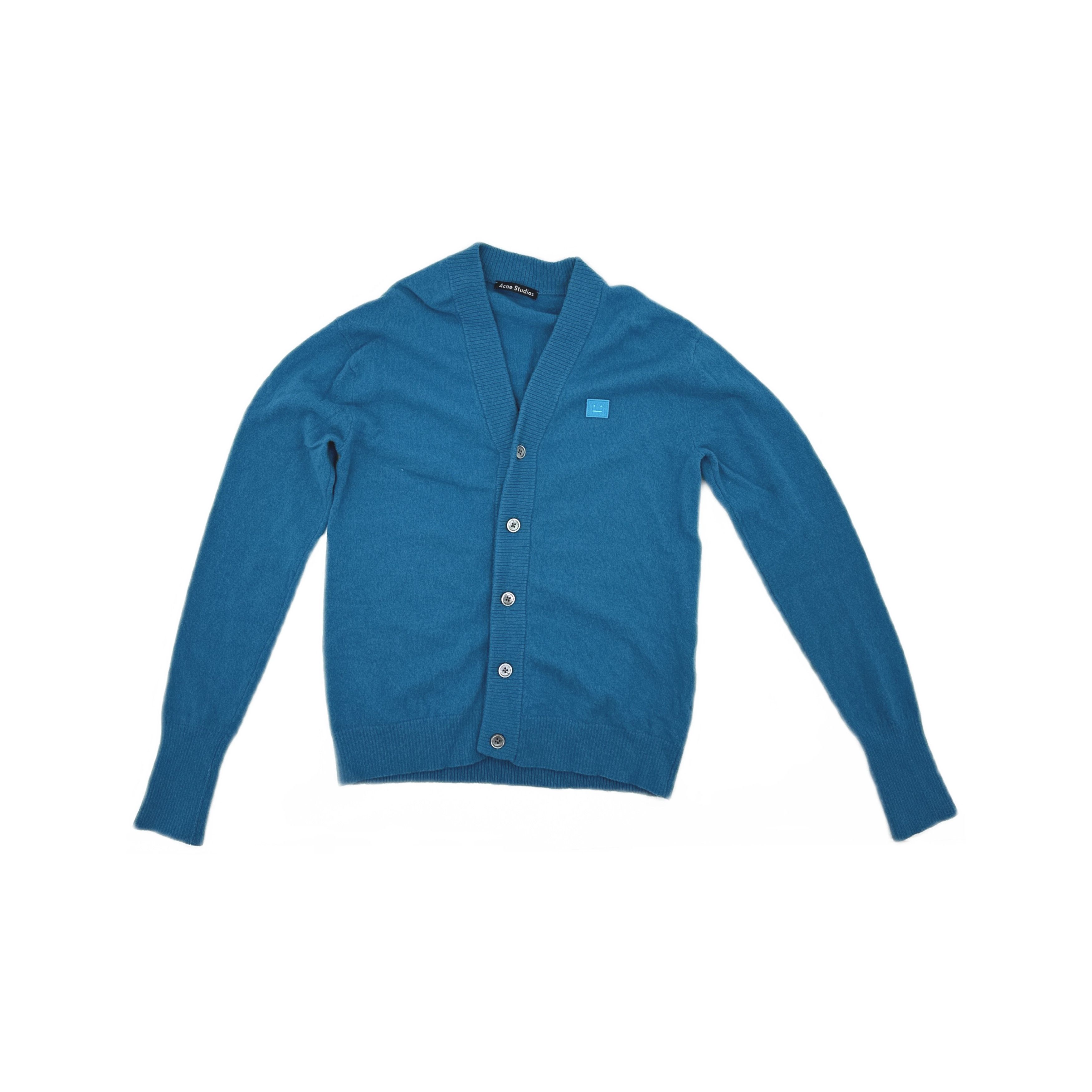 Acne Studios Acne Studios Neve Face Cardigan Size S Size US S / EU 44-46 / 1 - 1 Thumbnail