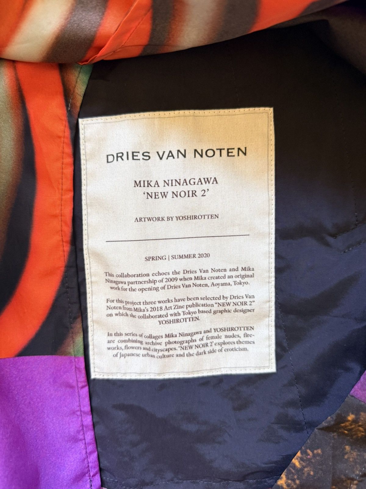 Dries Van Noten Dries Van Noten x Yoshirotten Roal print coat Size US M / EU 48-50 / 2 - 4 Thumbnail
