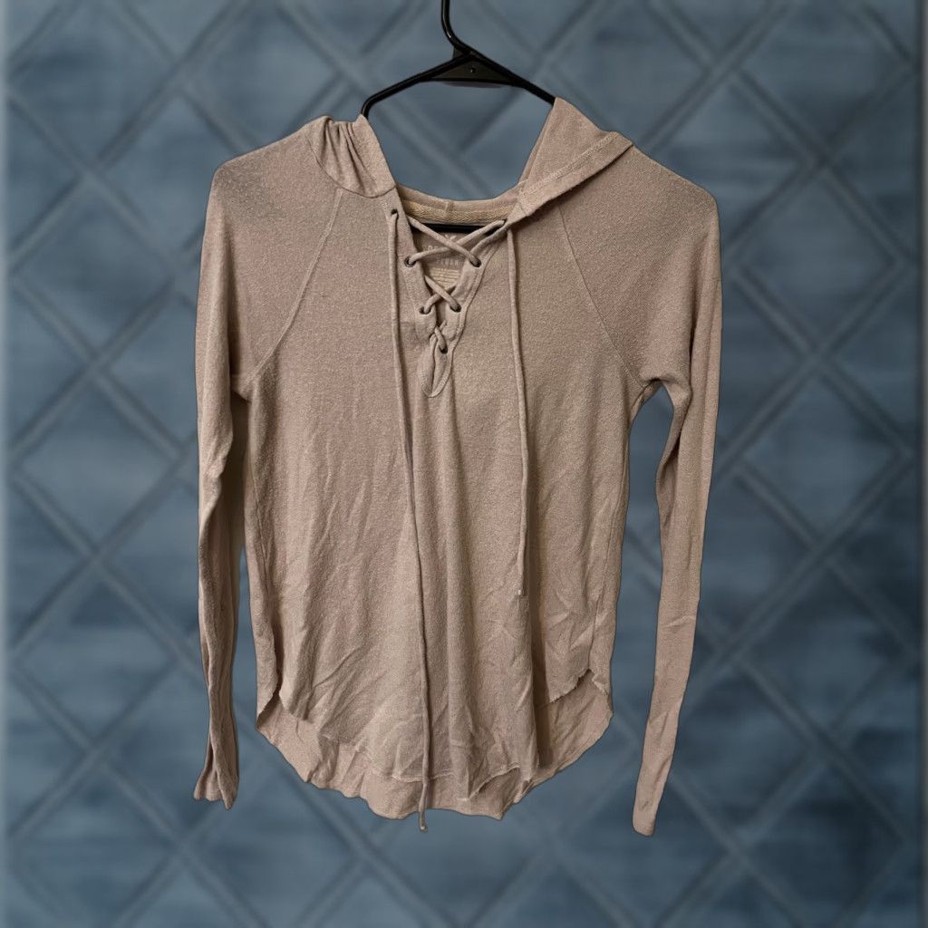 American Eagle Outfitters VINTAGE American Eagle Hoodie Pullover Women’s XS Pink Long Sleeve Casual All Seasons Size XS / US 0-2 / IT 36-38 - 1 Thumbnail