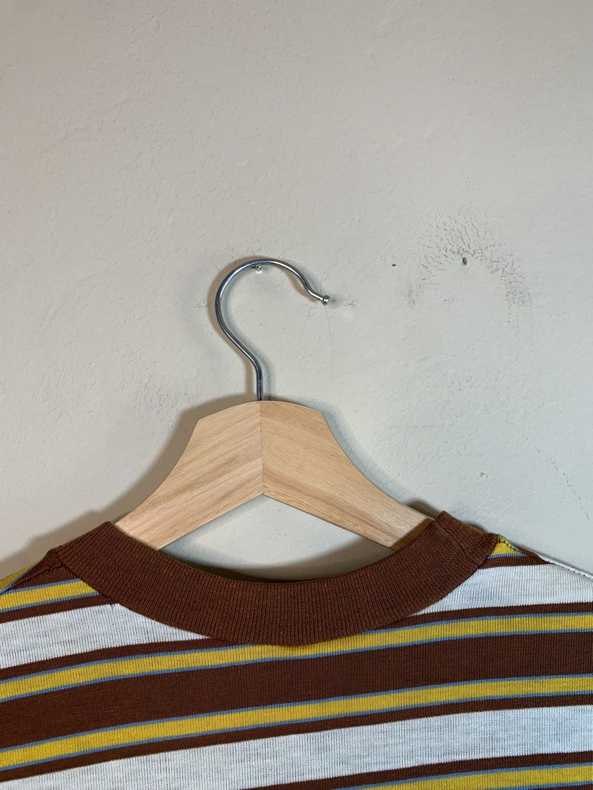 Vintage *RARE* Vintage 1950’s Striped Single Stitch Pocket T-Shirt M Size US M / EU 48-50 / 2 - 7 Thumbnail