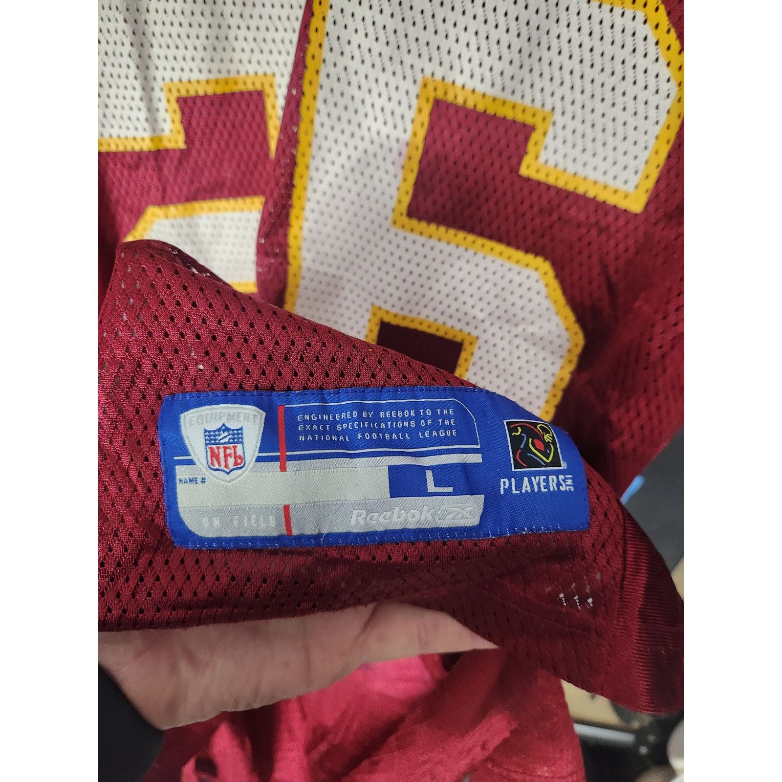 Reebok Vintage Y2K Washington Redskins Portis Jersey men's large Size US L / EU 52-54 / 3 - 3 Thumbnail