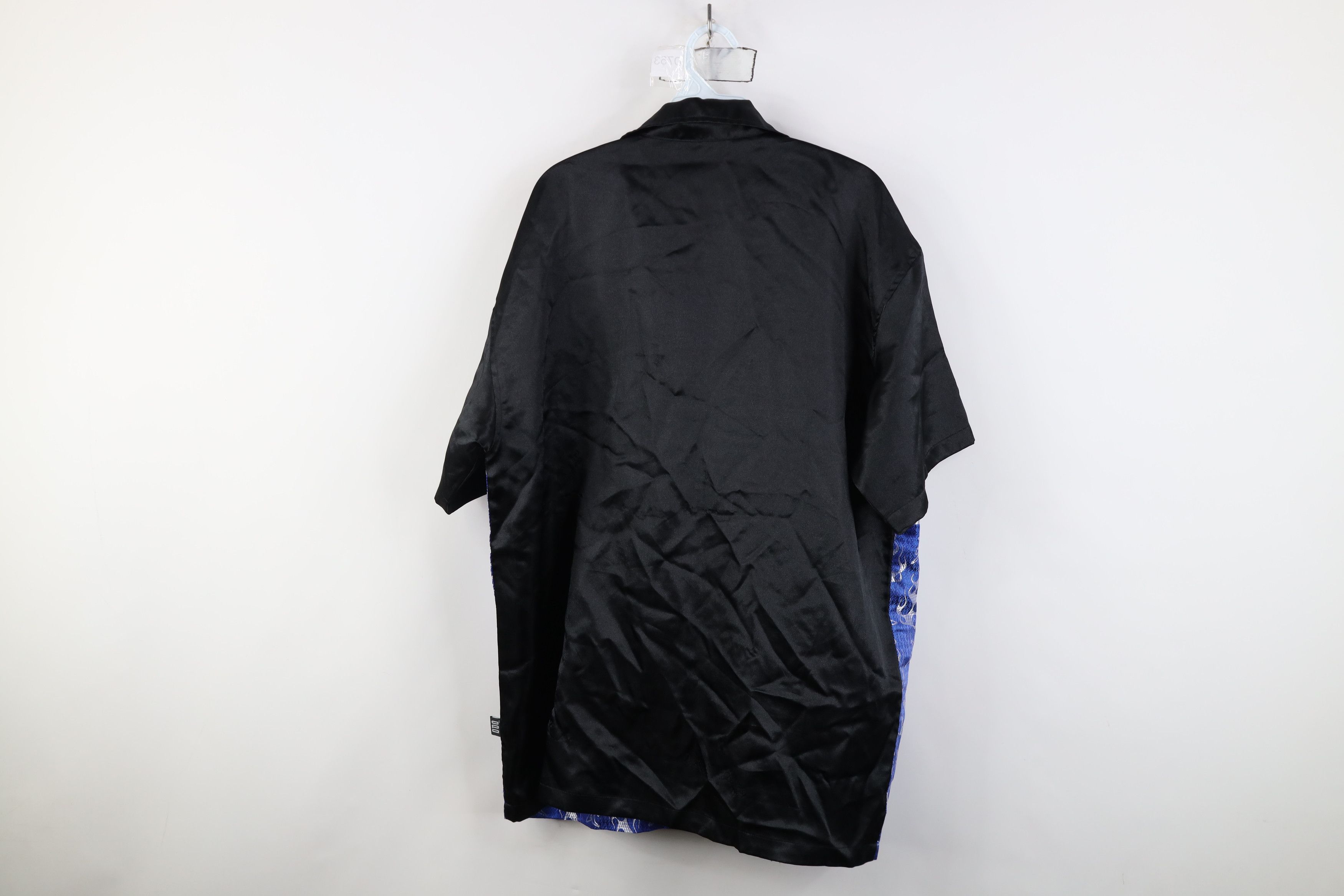 Vintage Vintage 90s Y2K Rockabilly Fire Flames Casino Poker Shirt Size US L / EU 52-54 / 3 - 12 Thumbnail