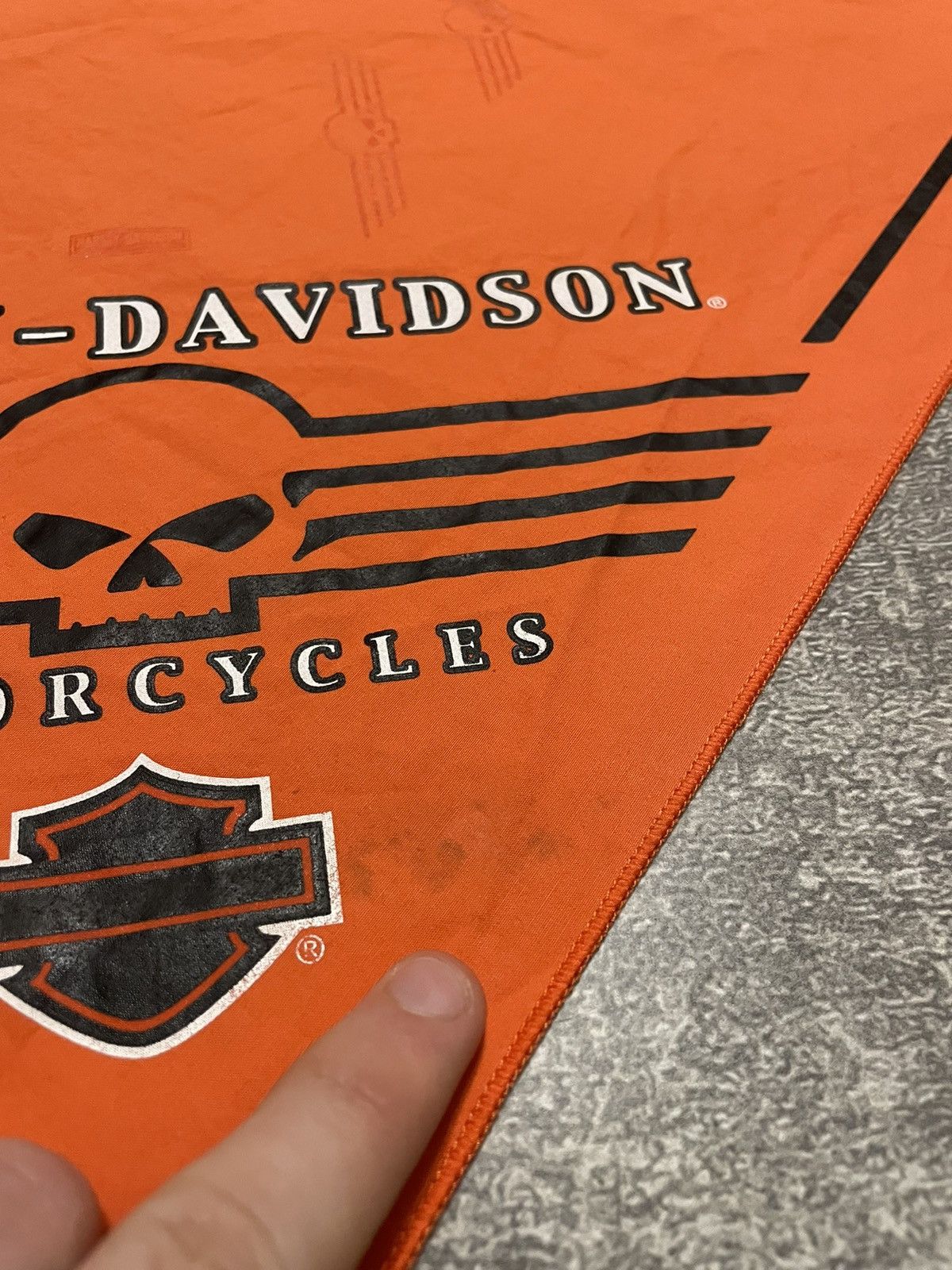 Harley Davidson × Vintage Vintage Harley Davidson Bandana 2006 Size ONE SIZE - 10 Thumbnail