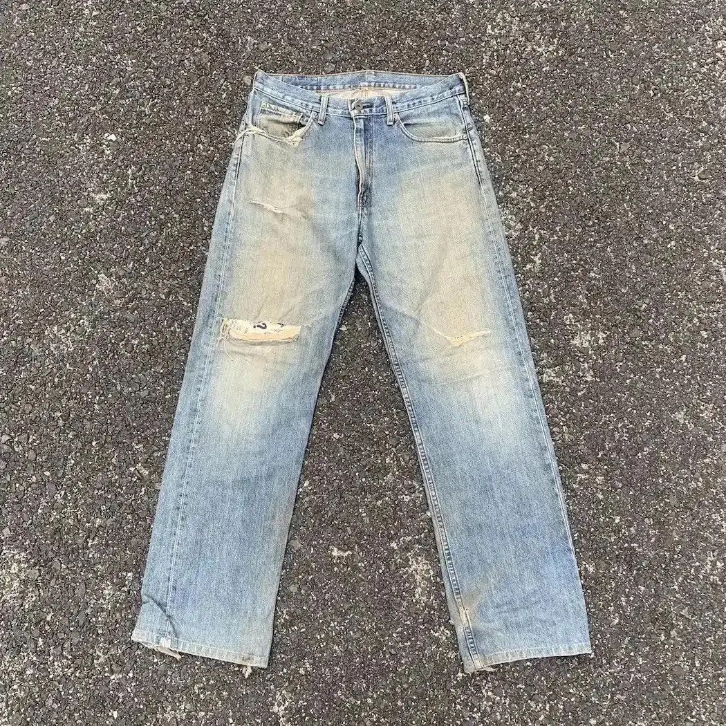 Levi's 1990’s Vtg Levi’s Jeans 32x32 SunFaded DistressedDenim Pants Size US 32 / EU 48 - 1 Thumbnail