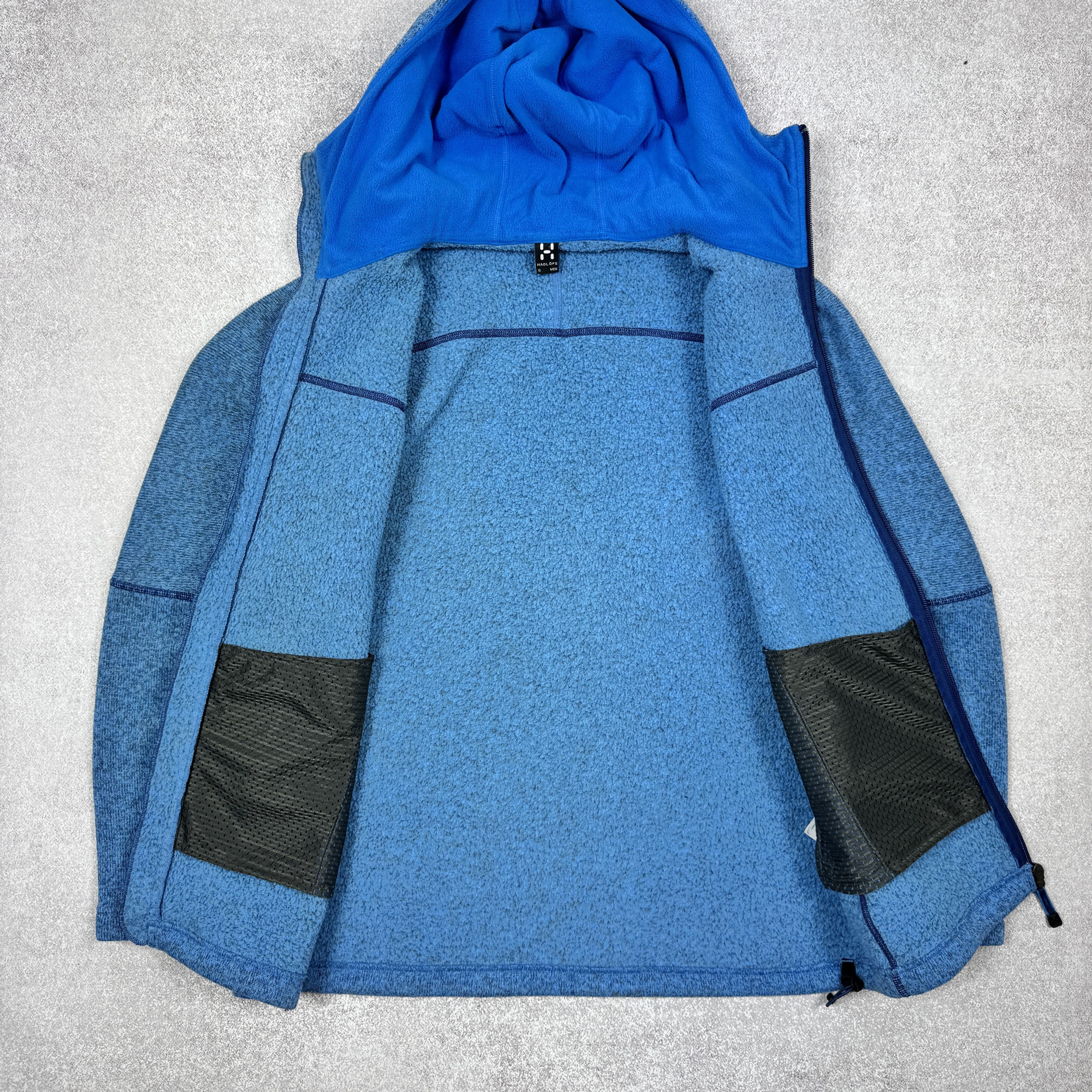 Haglofs Men`s HAGLOFS SWOOK BLUE FLEECE JACKET SIZE S-M / 48 Size US S / EU 44-46 / 1 - 6 Thumbnail