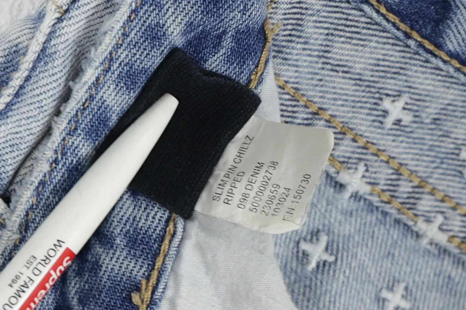 Ksubi Ksubi Slim Pin Chillz Ripped Jeans Denim Pants 29 Size 29" - 11 Thumbnail