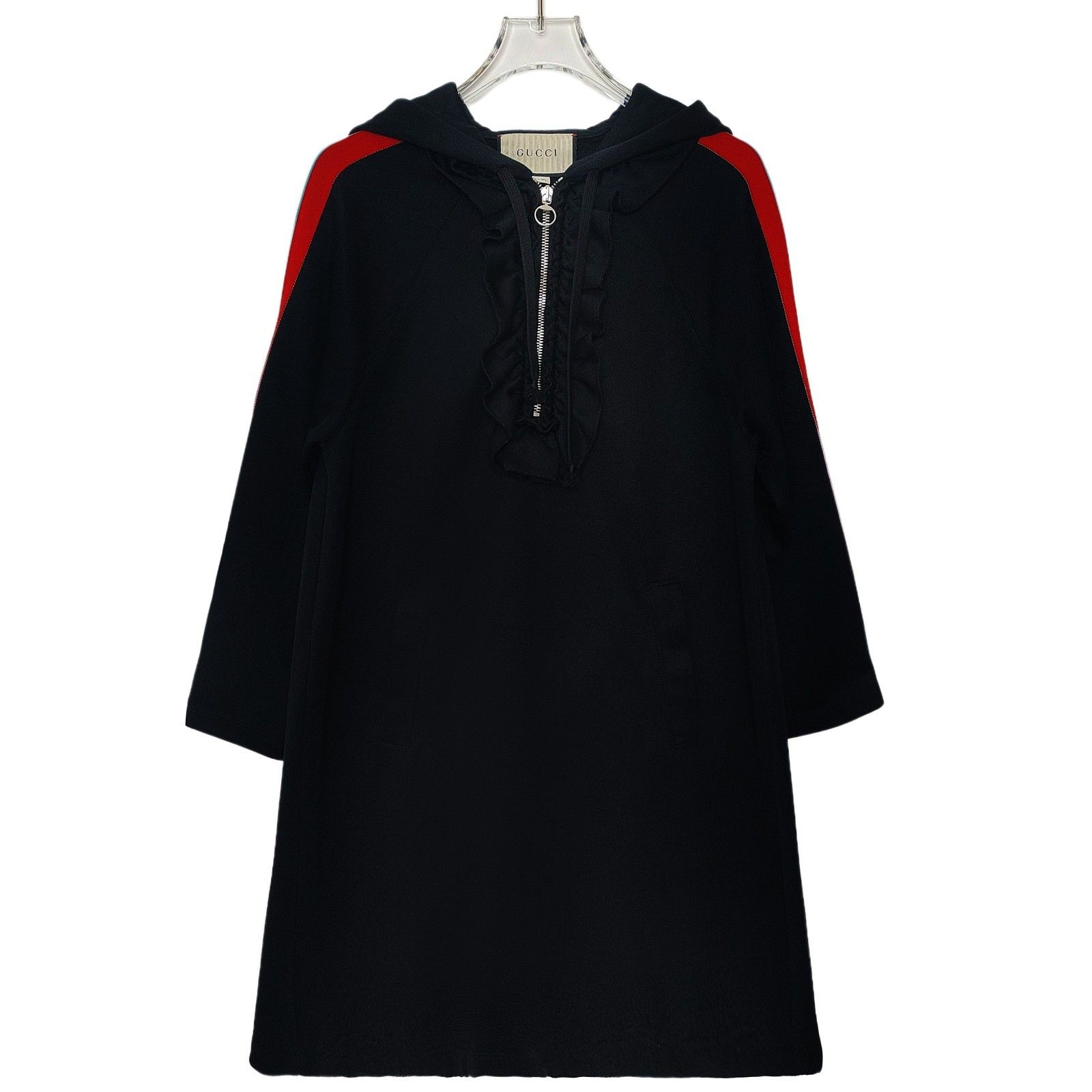 Gucci Gucci Logo Trim Hooded Mini Dress XS Size XS / US 0-2 / IT 36-38 - 1 Thumbnail