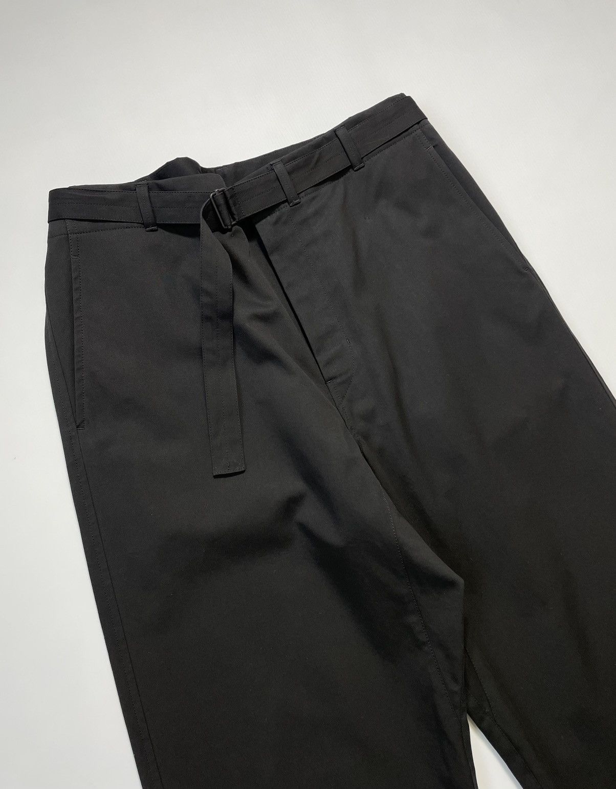 Lemaire S/S 24 Black ‘Belted Carrot Trousers’ Size US 34 / EU 50 - 9 Thumbnail