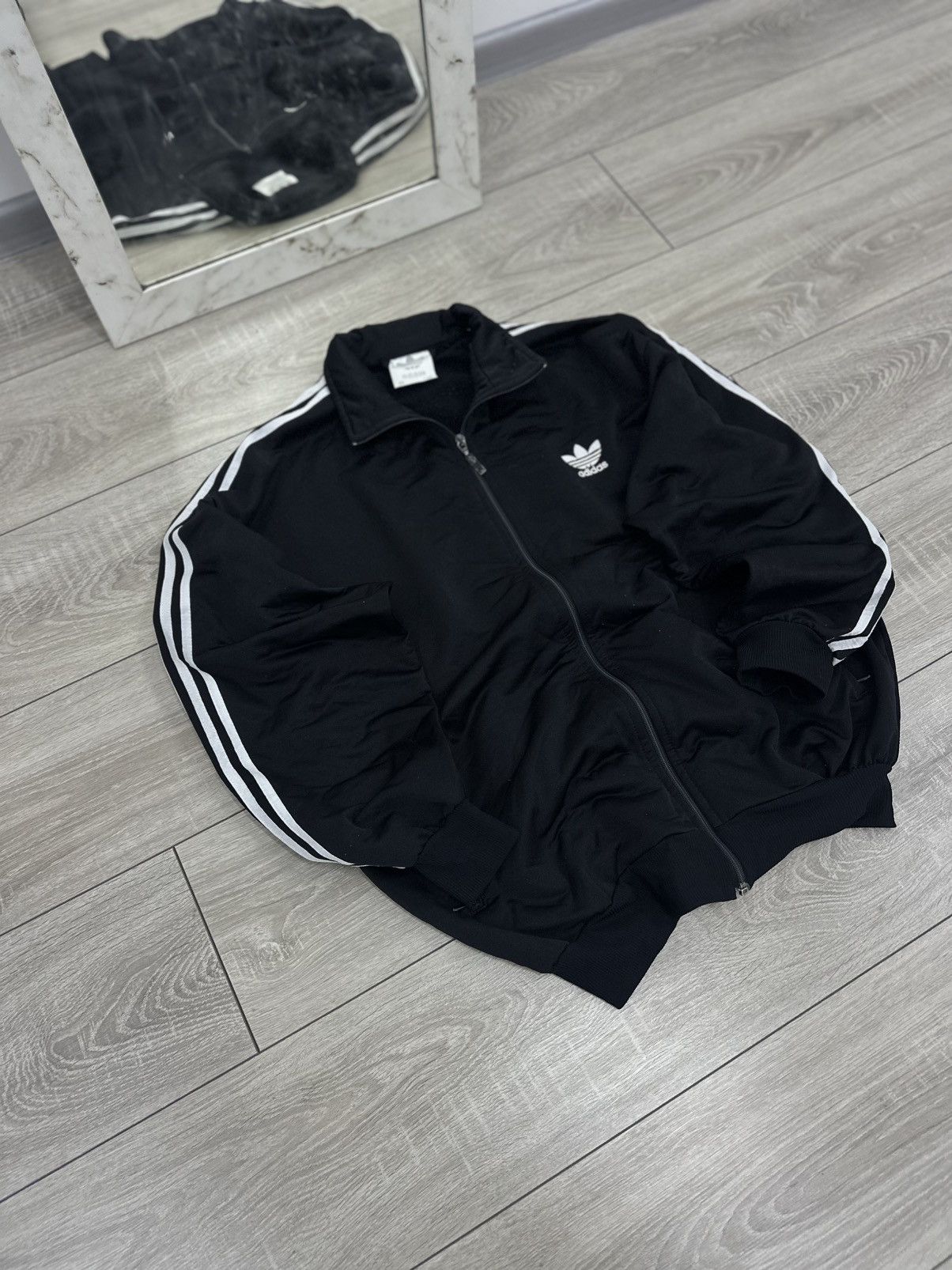 Adidas Adidas Boxy Fit Balenciaga Style Stripped Y2K Track Jacket Size US XL / EU 56 / 4 - 2 Thumbnail