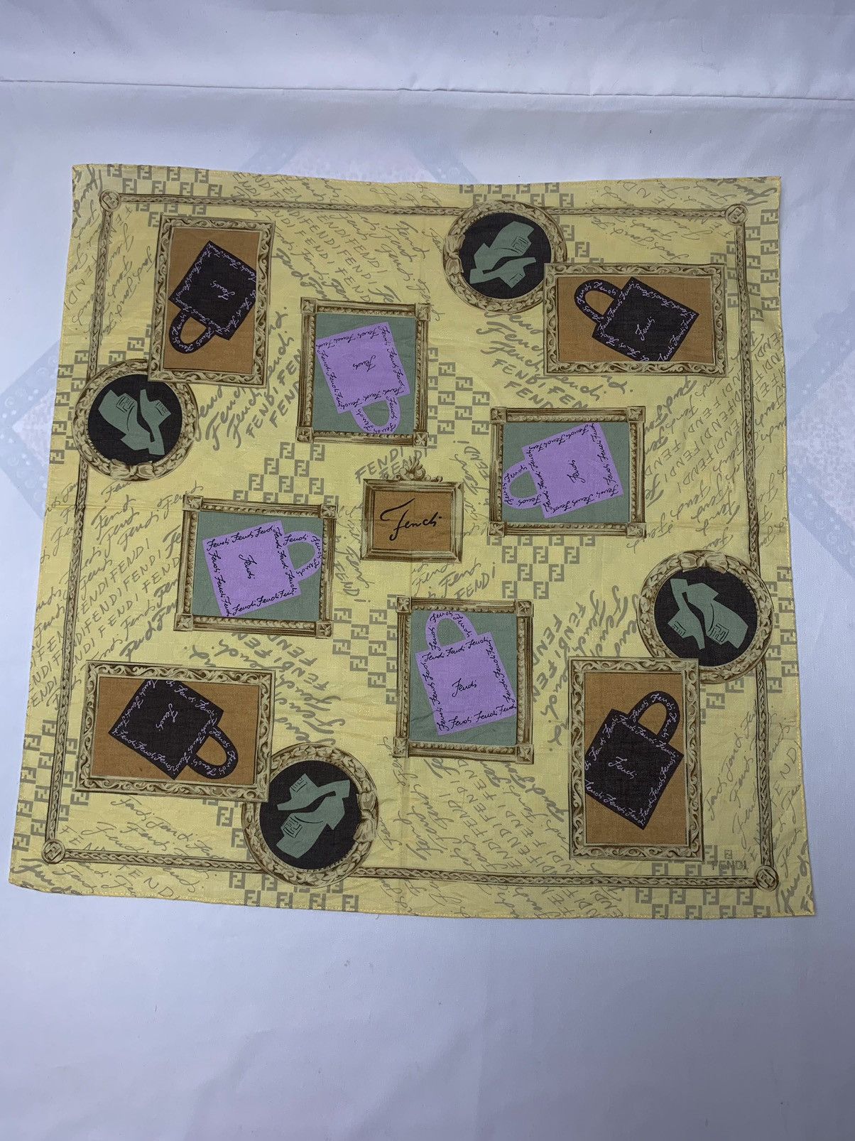 Vintage Fendi Handkerchief / Neckerchief / Bandana Size ONE SIZE - 2 Thumbnail