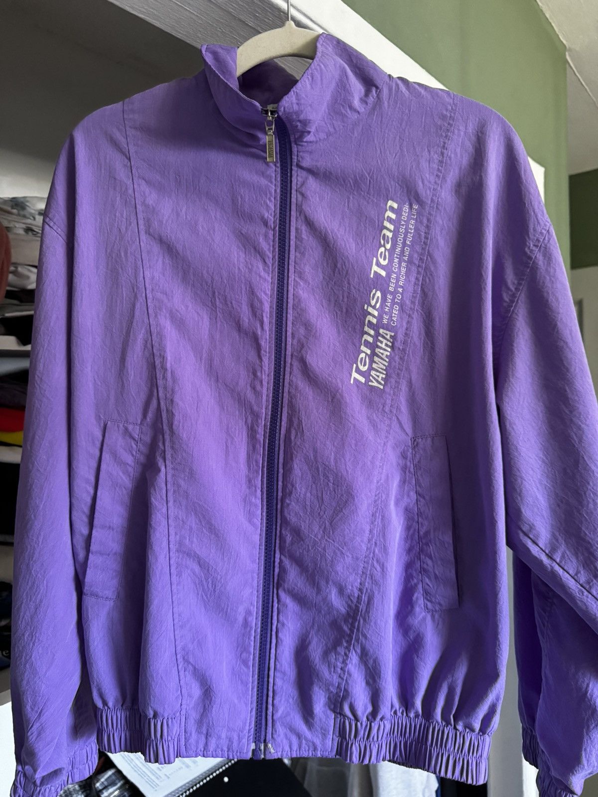 Yamaha Yamaha Vintage tennis windbreaker jacket Size US M / EU 48-50 / 2 - 1 Thumbnail