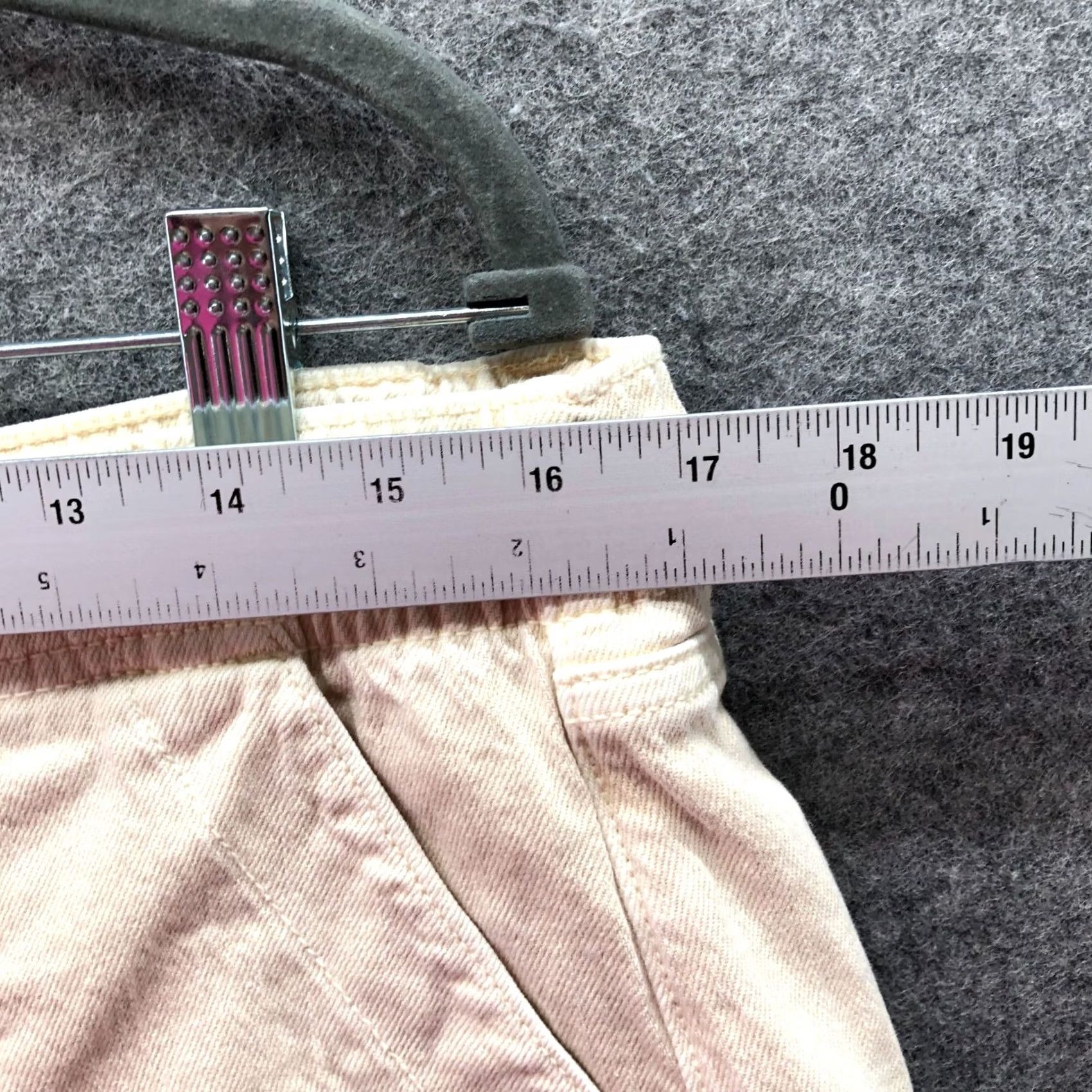 American Eagle Outfitters American Eagle Shorts Womens 10 Stretch Beige Roll Cuff Drawstring High Tomgirl Size 32" / US 10 / IT 46 - 3 Thumbnail