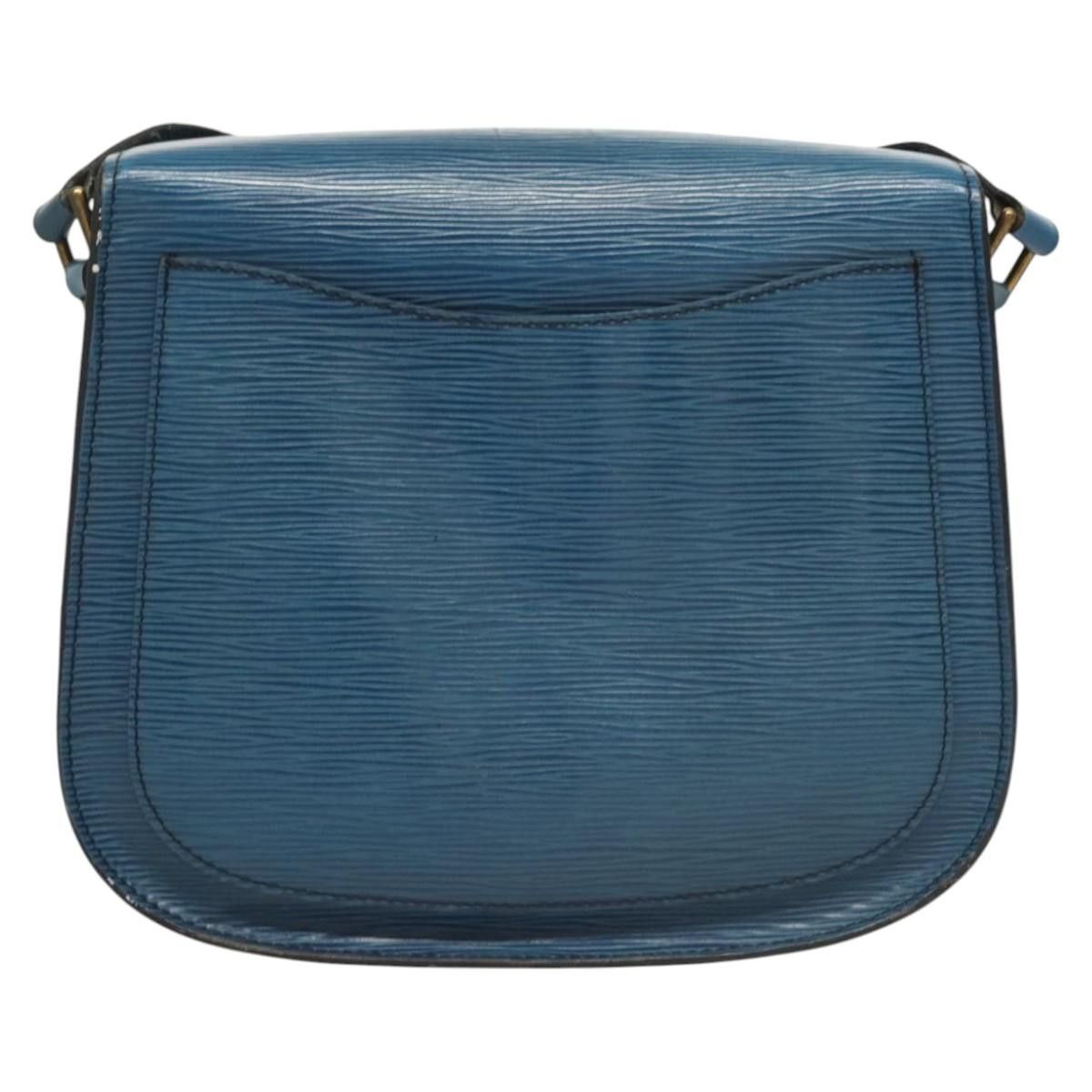 Louis Vuitton LOUIS VUITTON Epi Saint Cloud GM Shoulder Bag Toledo Blue Size ONE SIZE - 2 Thumbnail
