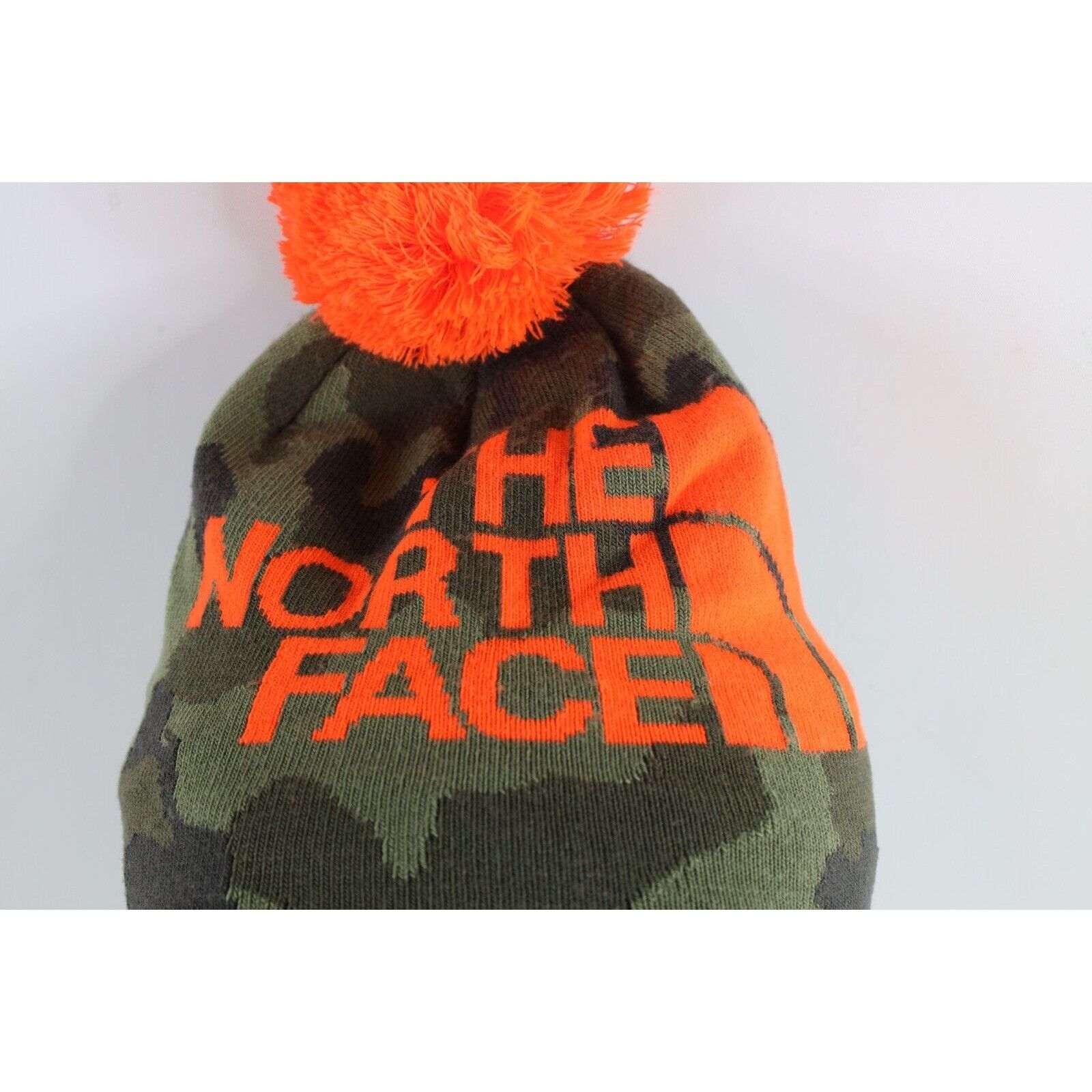 The North Face × Vintage Vintage The North Face Big Logo Camouflage Beanie Hat Size ONE SIZE - 3 Thumbnail