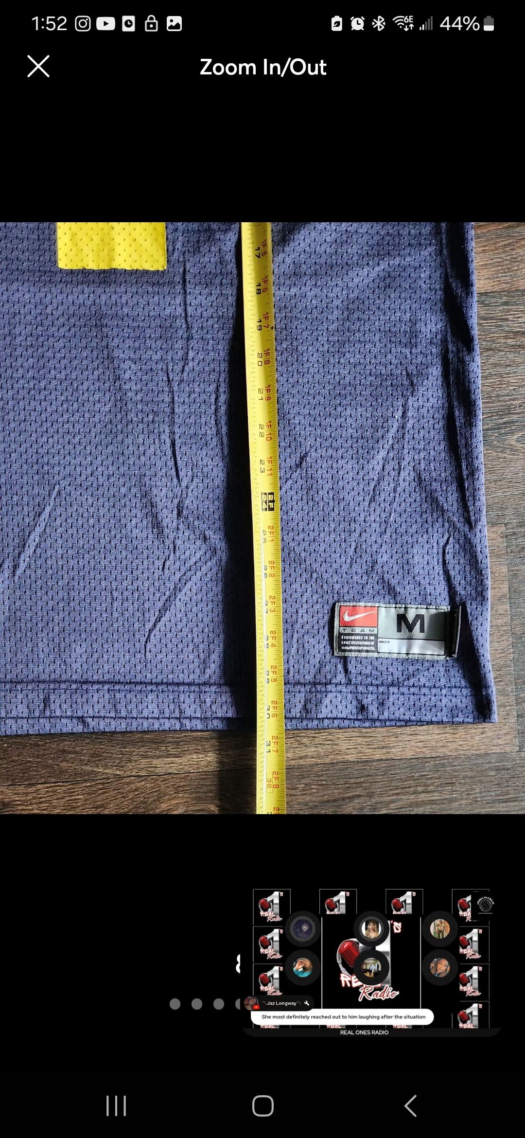 Nike × Vintage Vintage Nike Team Michigan Wolverines Football Jersey Size US M / EU 48-50 / 2 - 8 Thumbnail