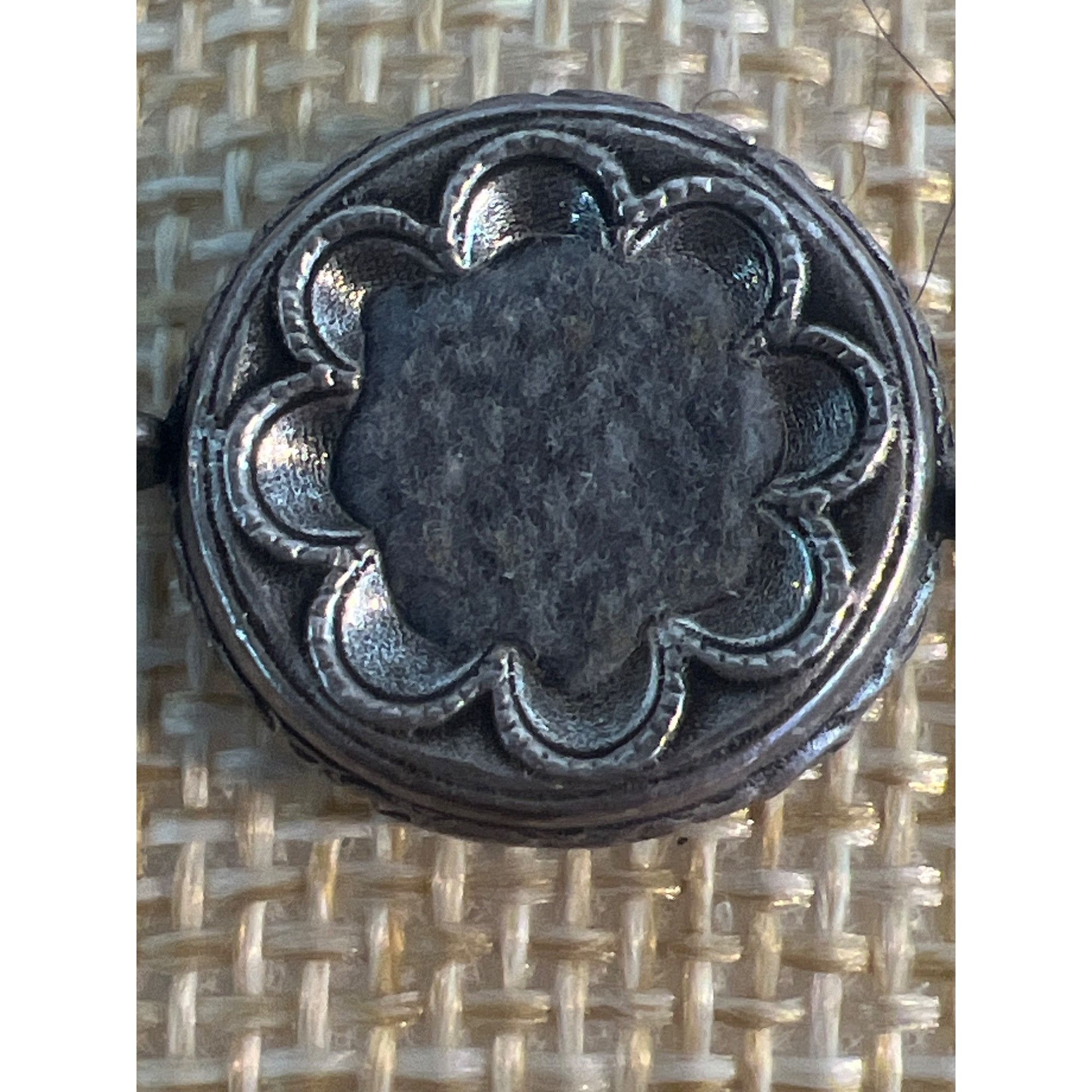 Other Vintage GB Collection Sterling Silver Bracelet Mesh Black Gl Size ONE SIZE - 2 Thumbnail