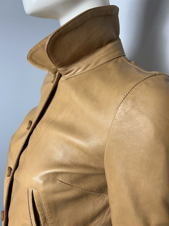 Dolce & Gabbana Dolce&Gabbana Women's Leather Bomber Jacket Size IT 38 /XXS Size XXS / US 00 / IT 34 - 19 Thumbnail
