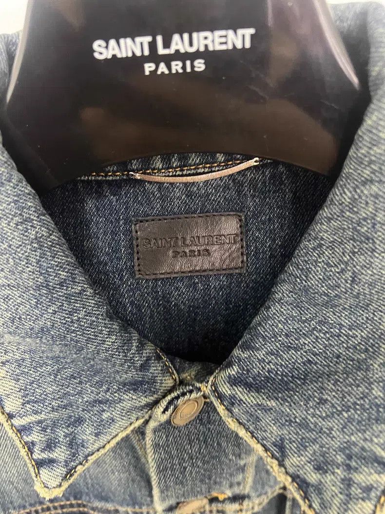 Saint Laurent Paris Saint Laurent Paris Classic Blue Denim Jacket Size US M / EU 48-50 / 2 - 3 Thumbnail