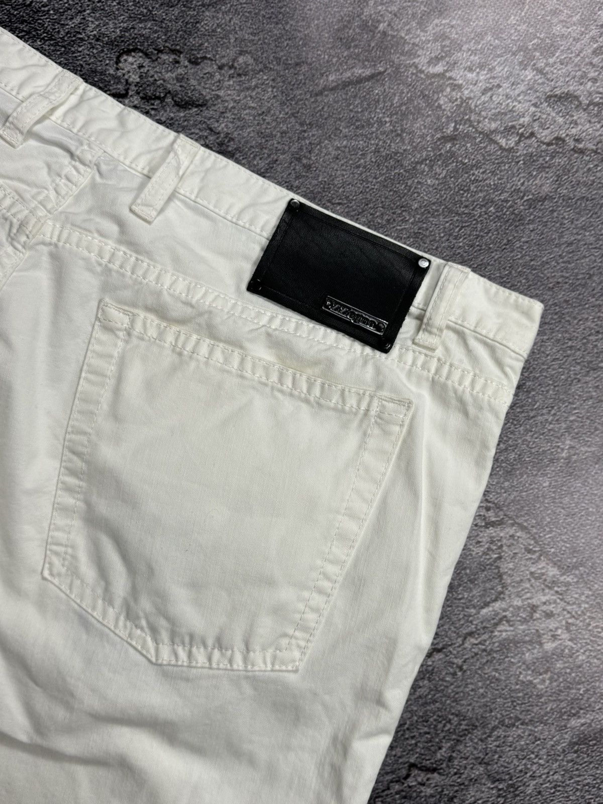 Ermenegildo Zegna Zegna White Denim-Style Trousers Size US 36 / EU 52 - 9 Thumbnail