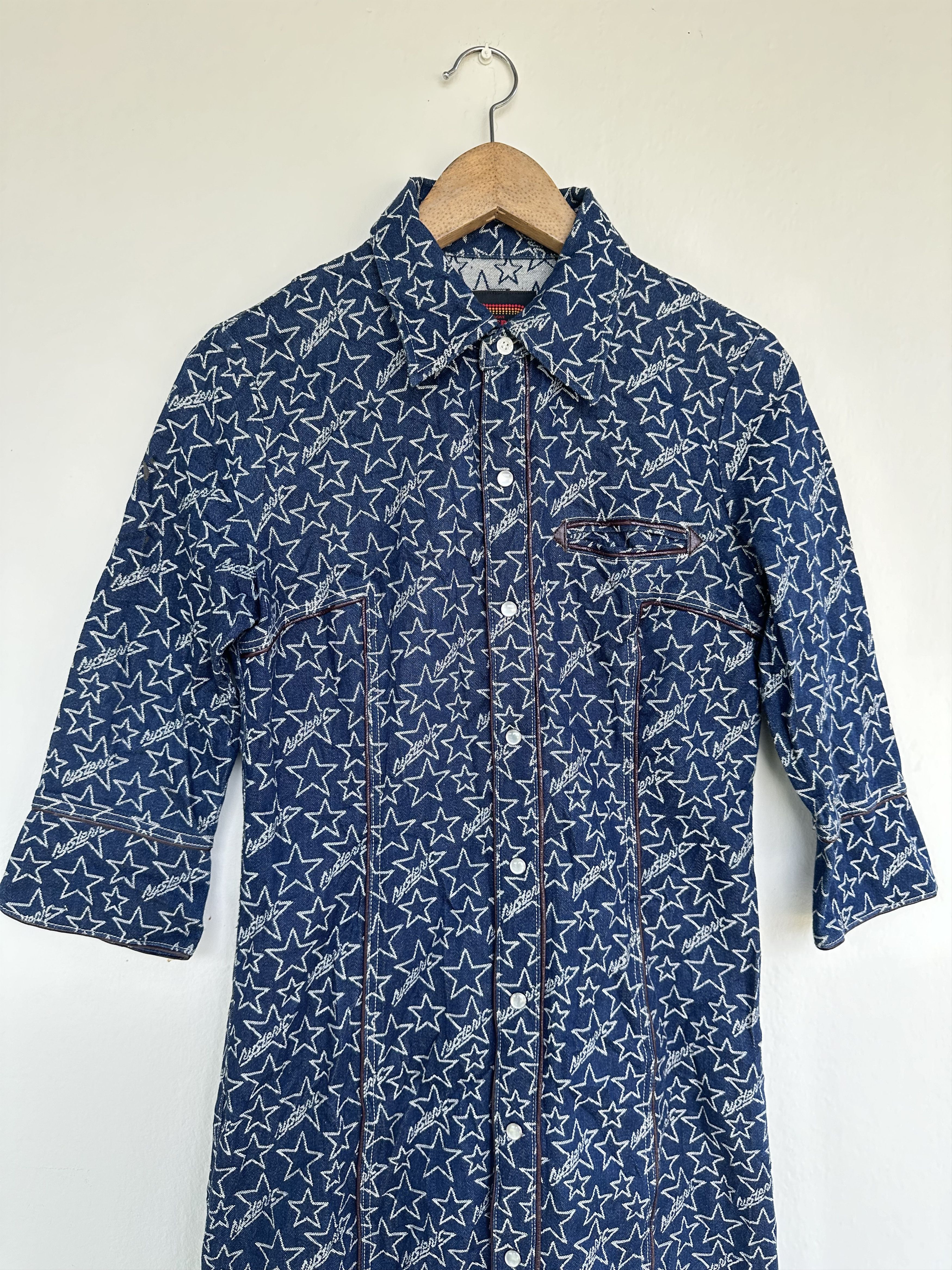 Hysteric Glamour Vintage Hysteric Glamour Full Print Long Denim Jacket Size M / US 6-8 / IT 42-44 - 6 Thumbnail