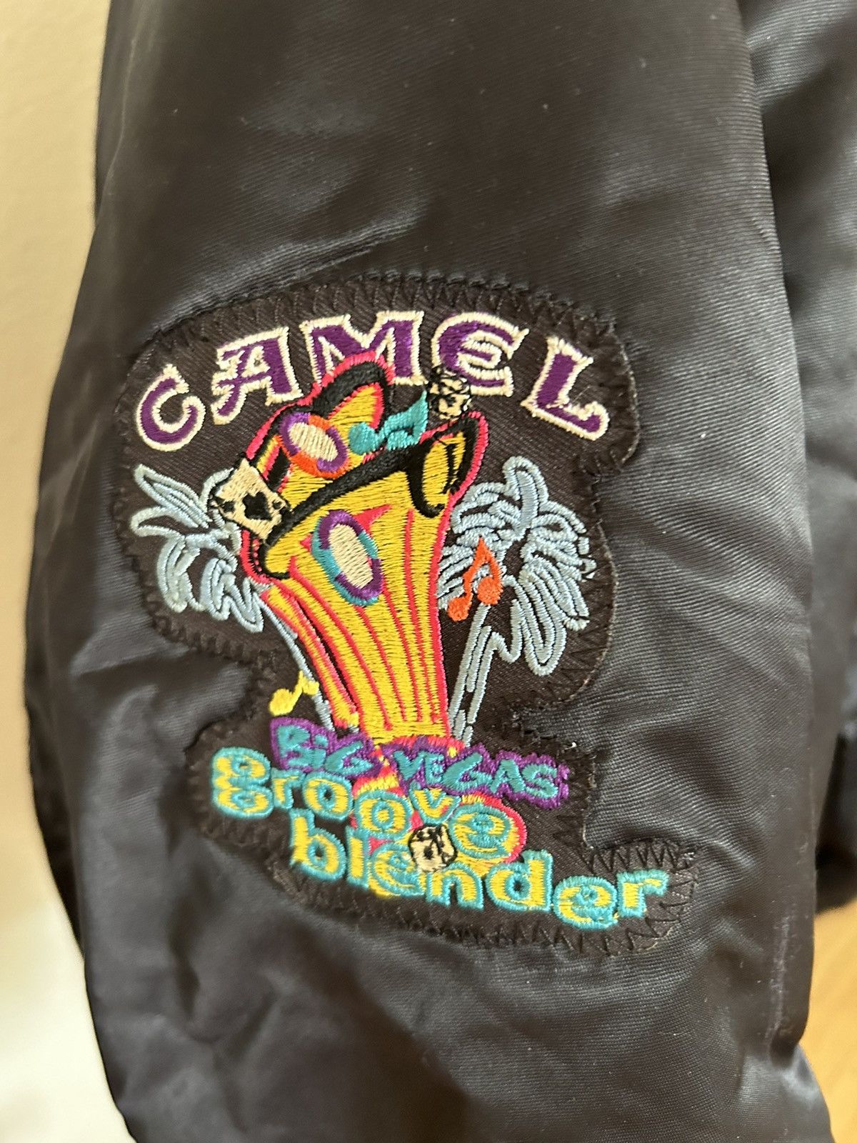 Camel × Vintage Vintage Camel MA-1 Bomber Jacket Size US L / EU 52-54 / 3 - 1 Thumbnail