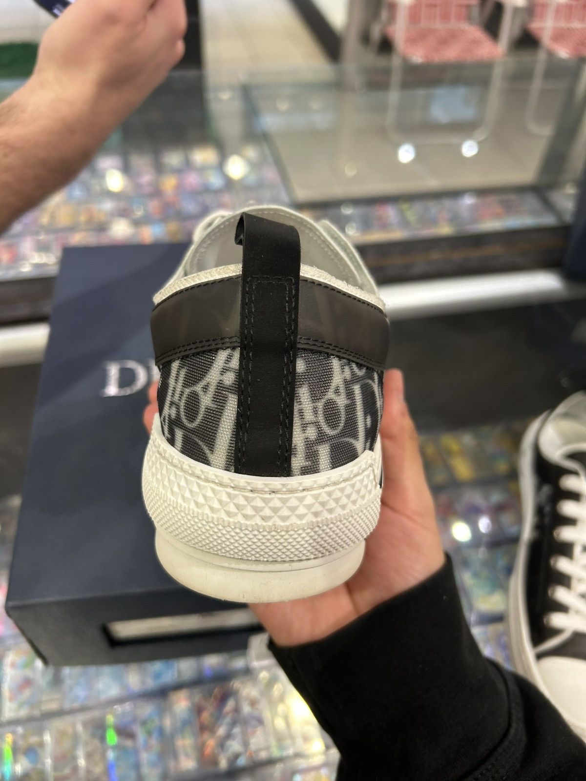 Dior Dior b23 low black white oblique Size US 10 / EU 43 - 10 Thumbnail