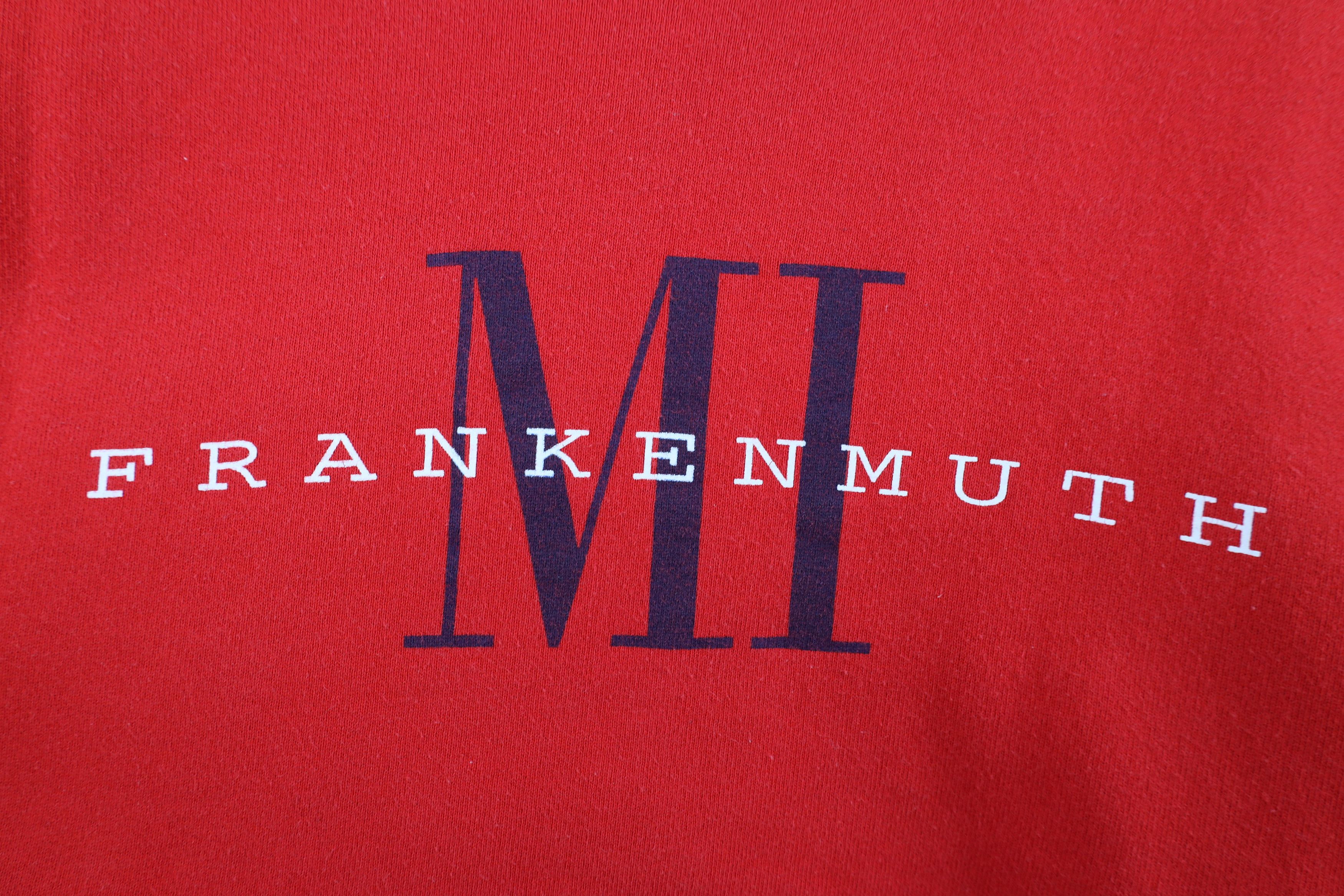 Vintage Vintage 90s Streetwear Frankenmuth Michigan Sweatshirt Red Size L / US 10 / IT 46 - 4 Thumbnail